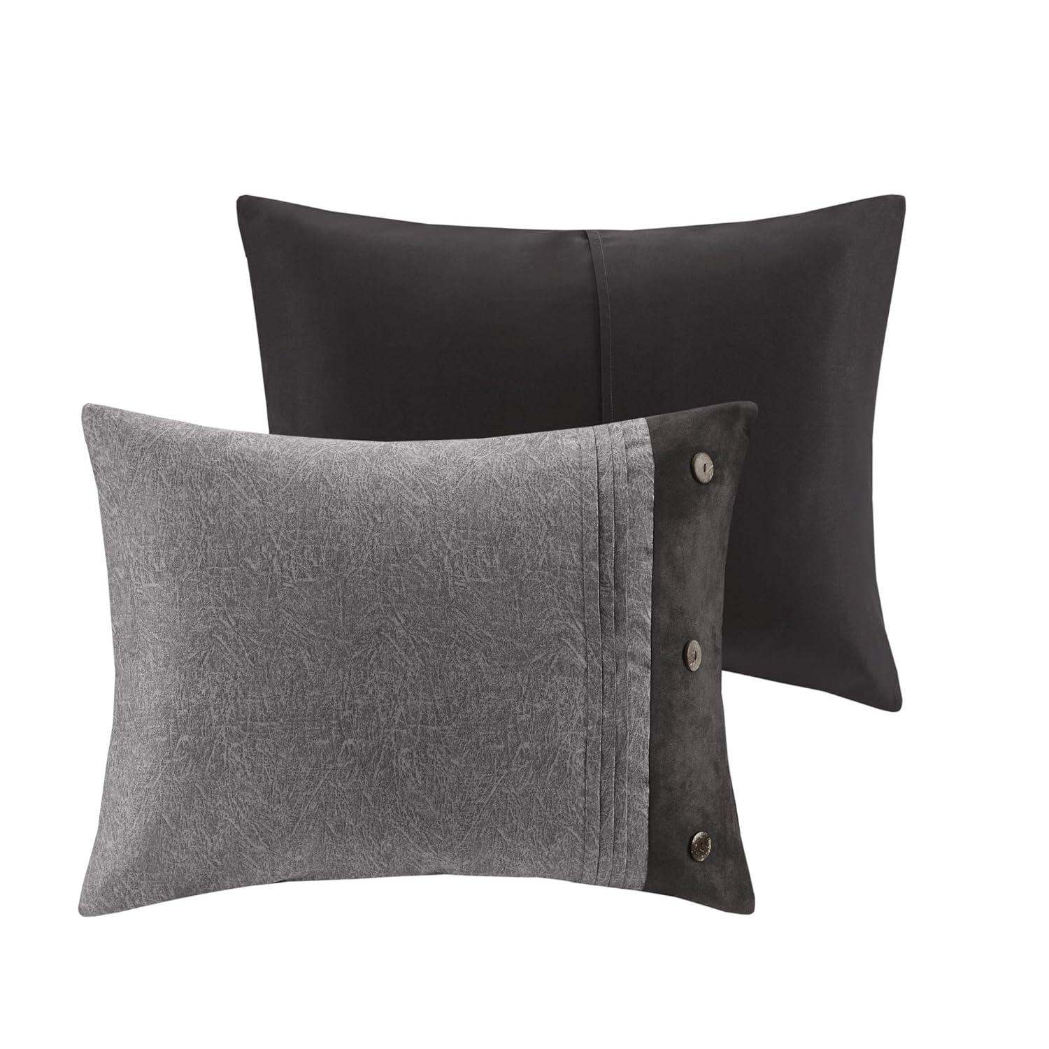 Madison Park Boone 7 Piece Faux Suede Comforter Set