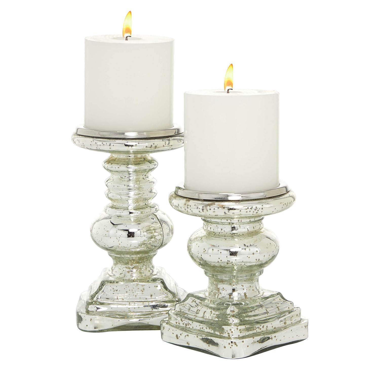 Traditional Candle Holder Set 2ct - Olivia & May