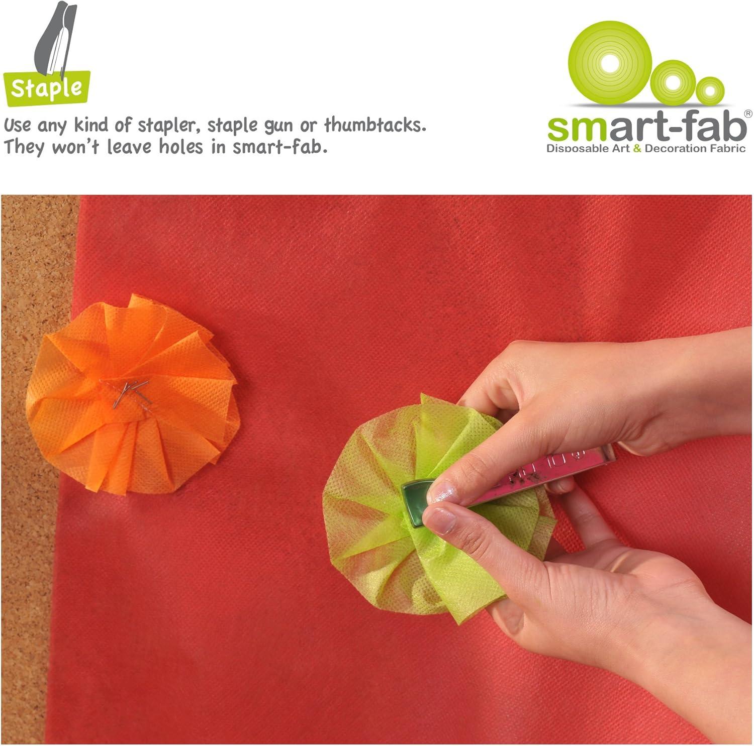 Smart-Fab® Art & Decoration Fabric Roll, 48" x 40', Black