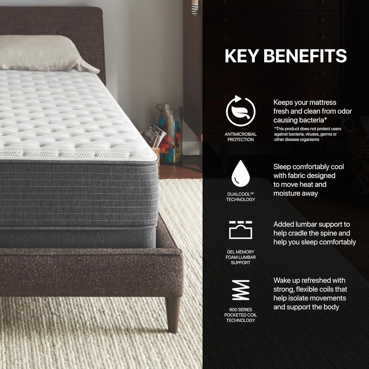 Beautyrest Silver BRS900 Extra Firm 12" Innerspring Mattress