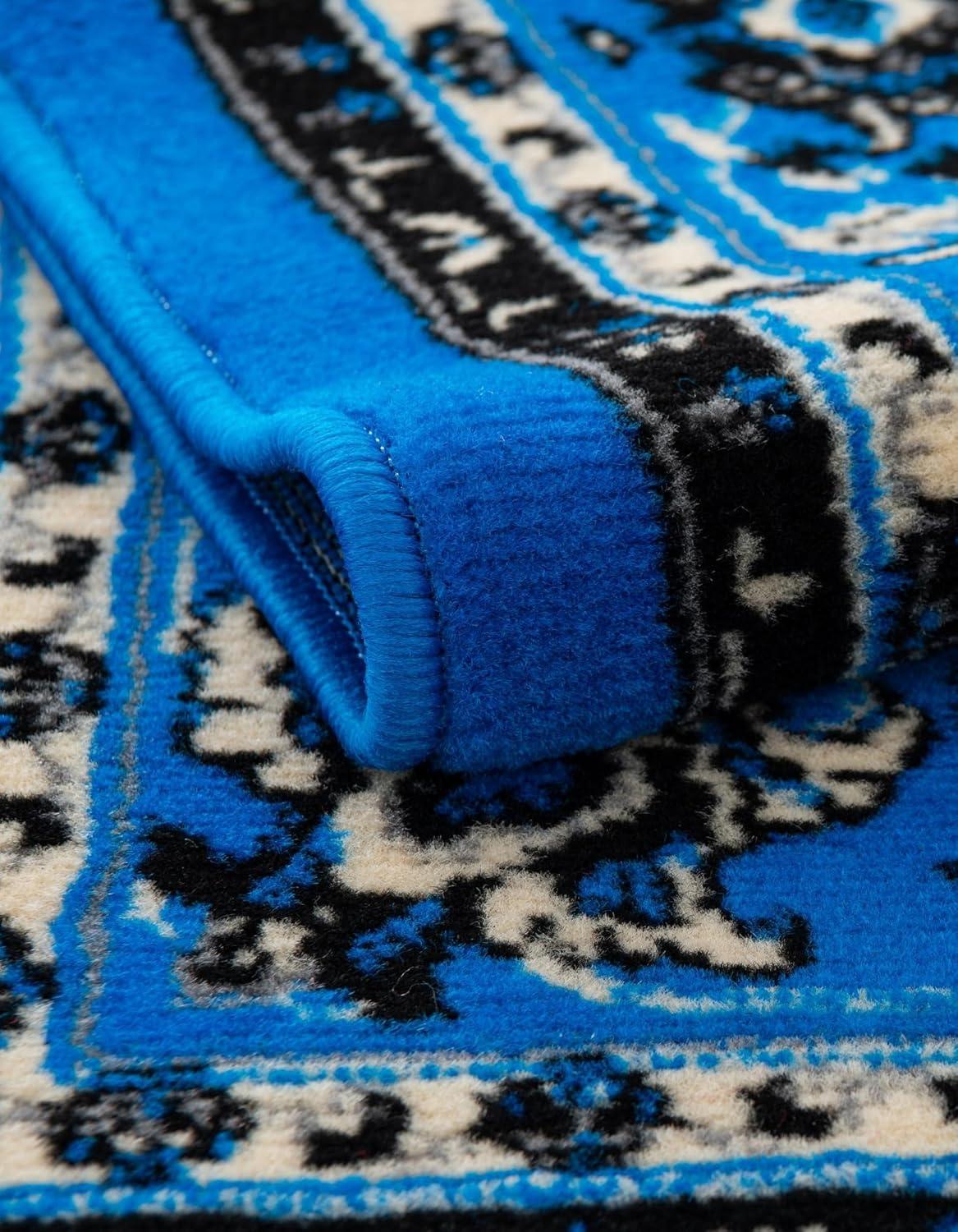 Unique Loom 2' 2 x 8' 2 Sialk Hill Washington Black Area Rug