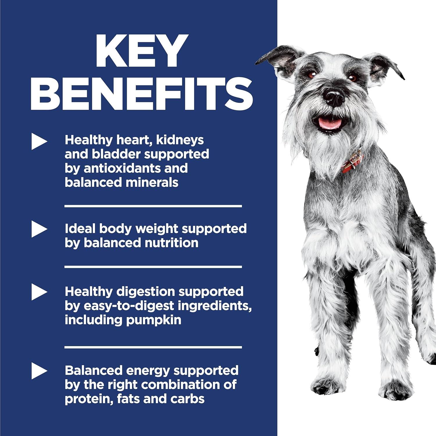 Hill's Science Diet Small & Mini Chicken, Barley & Rice Dry Dog Food for 7+ Senior Dogs, 4.5lb Bag