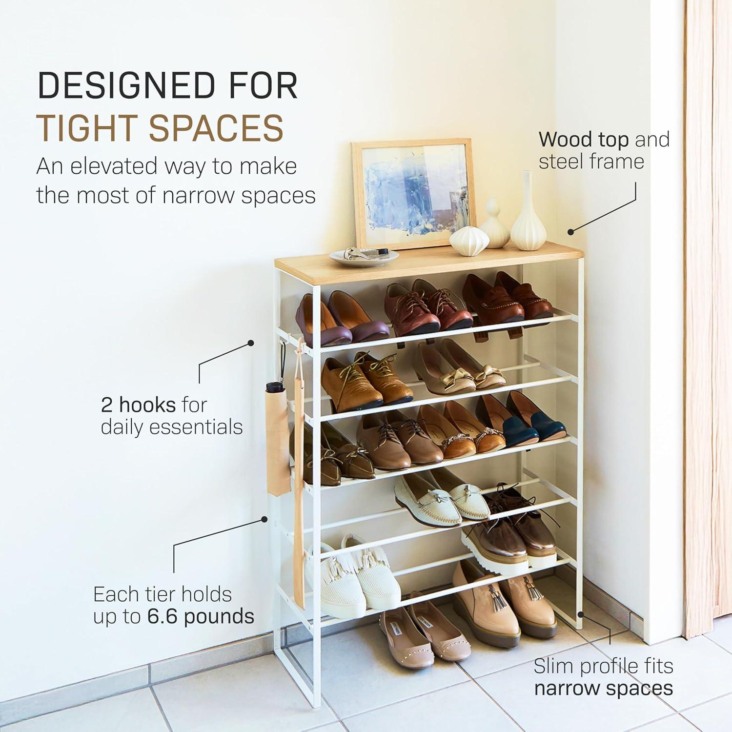 Yamazaki Tiered Shoe Rack