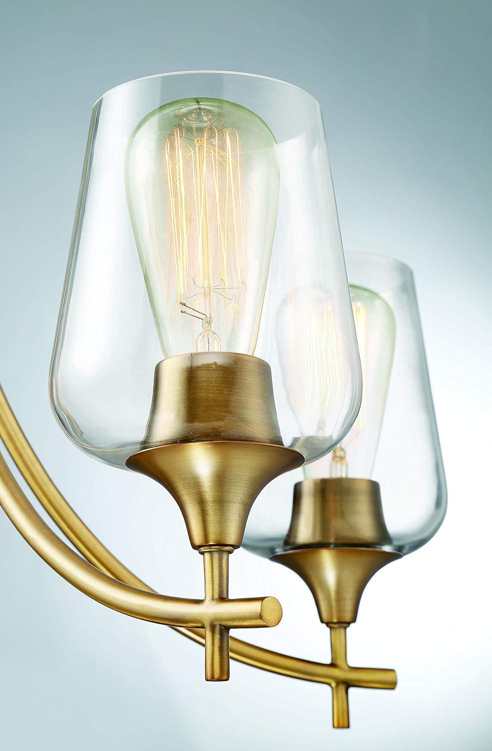 Savoy House Octave 5 - Light Chandelier in  Warm Brass