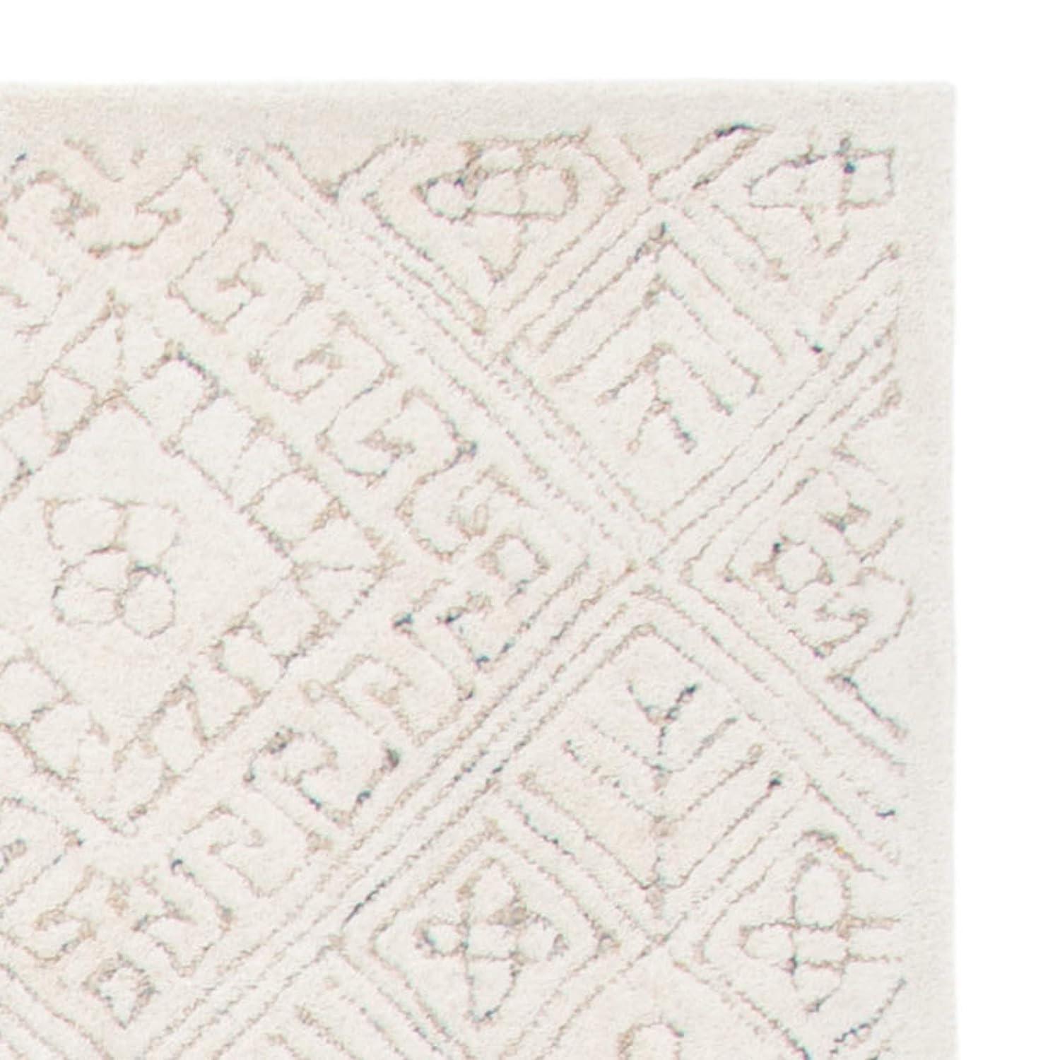 Glamour GLM660 Hand Tufted Indoor Area Rug - Ivory/Beige - 5'x8' - Safavieh