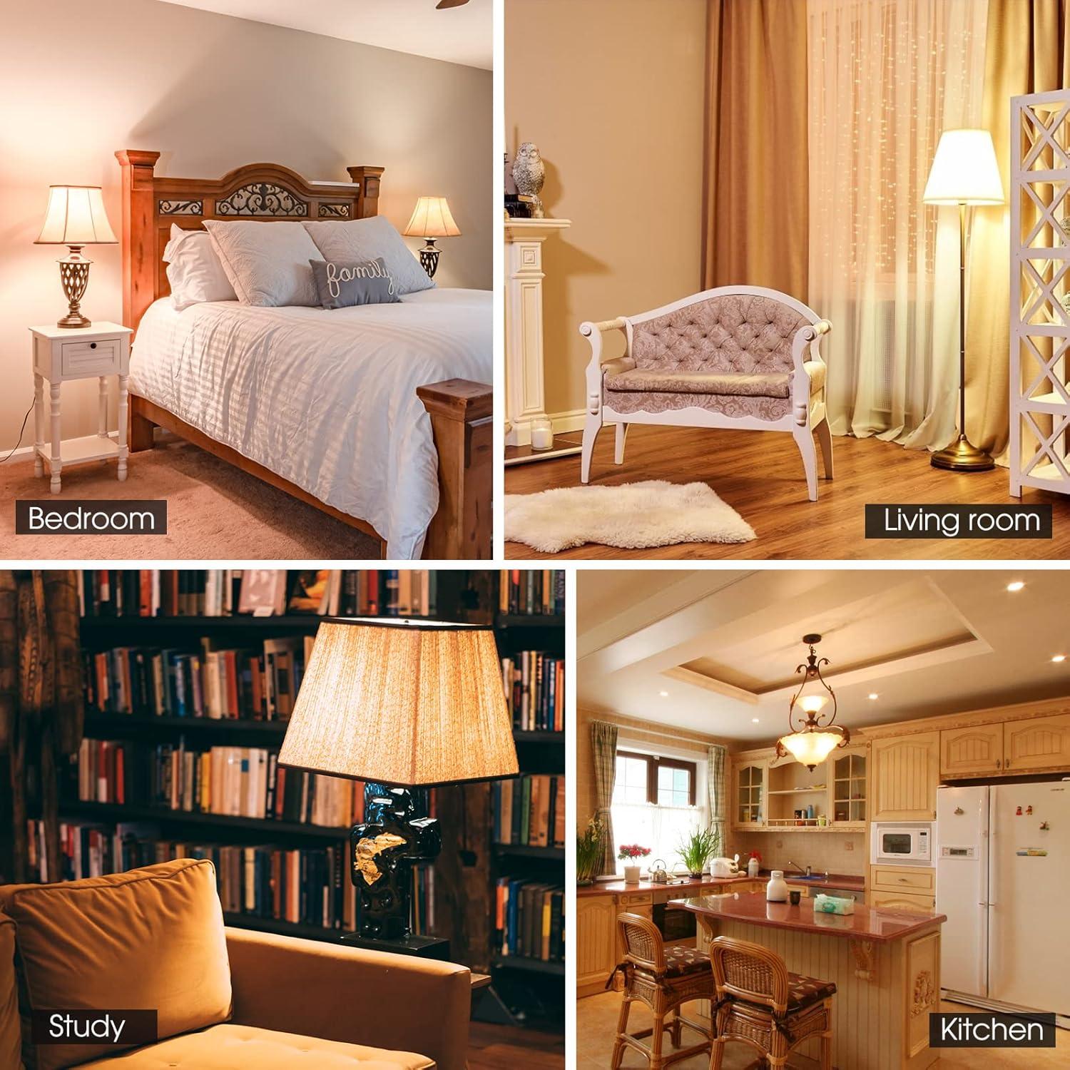 YGA03C59-10W 10 Watt A19 LED Light Bulb E26/Medium (Standard) Non-Dimmable,1200lm,4000K