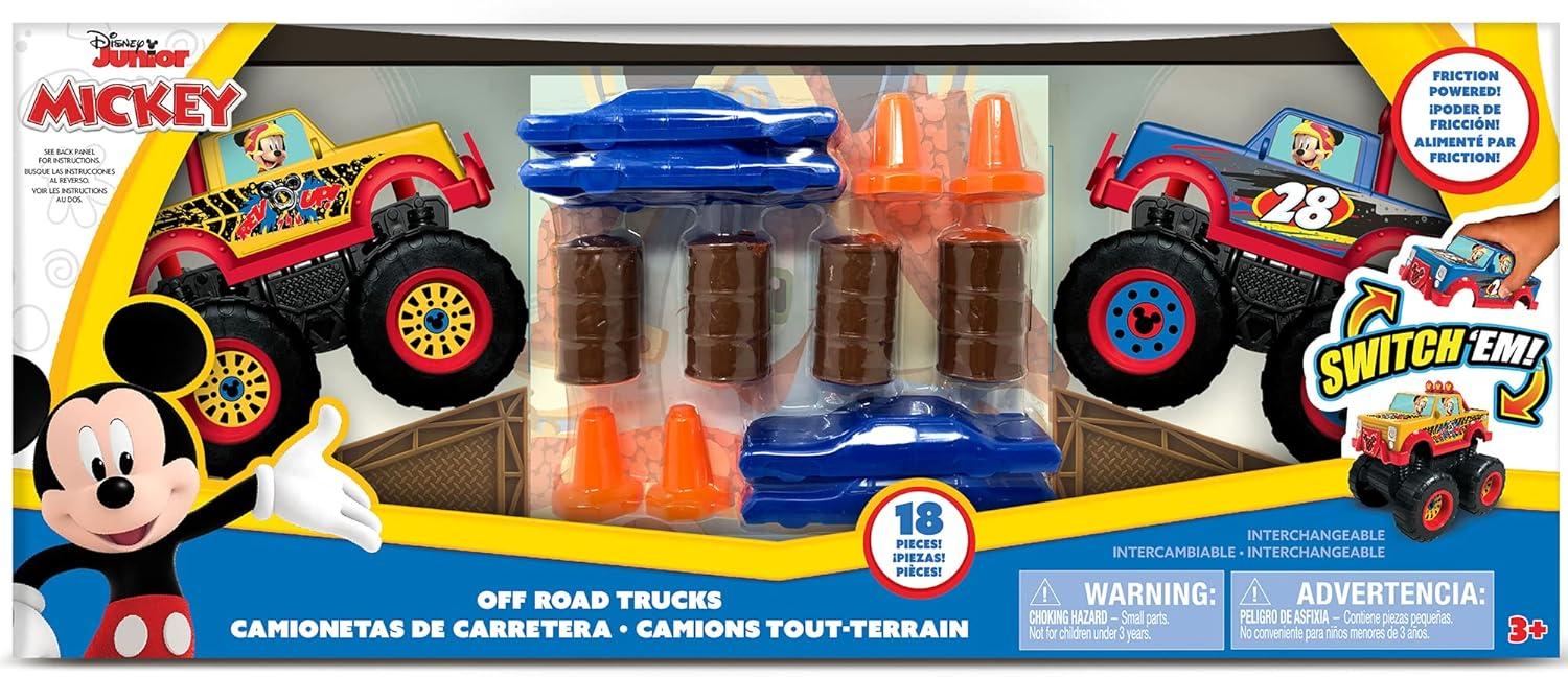 Disney Junior Mickey 18 Pc Off-Road Monster Truck Playset