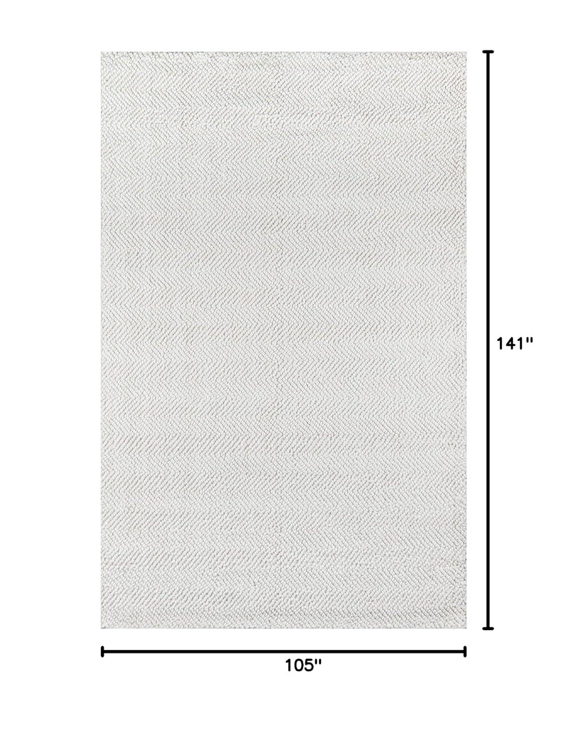Erin Gates Contemporary Rectangle Area Rug, Ivory, 8'9" X 11'9"