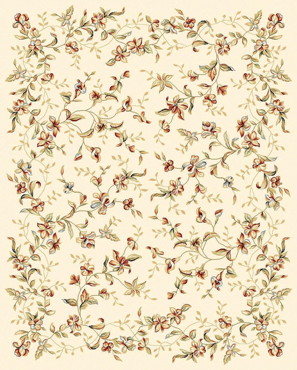 SAFAVIEH Lyndhurst Camilla Floral Area Rug, Beige, 9' x 12'