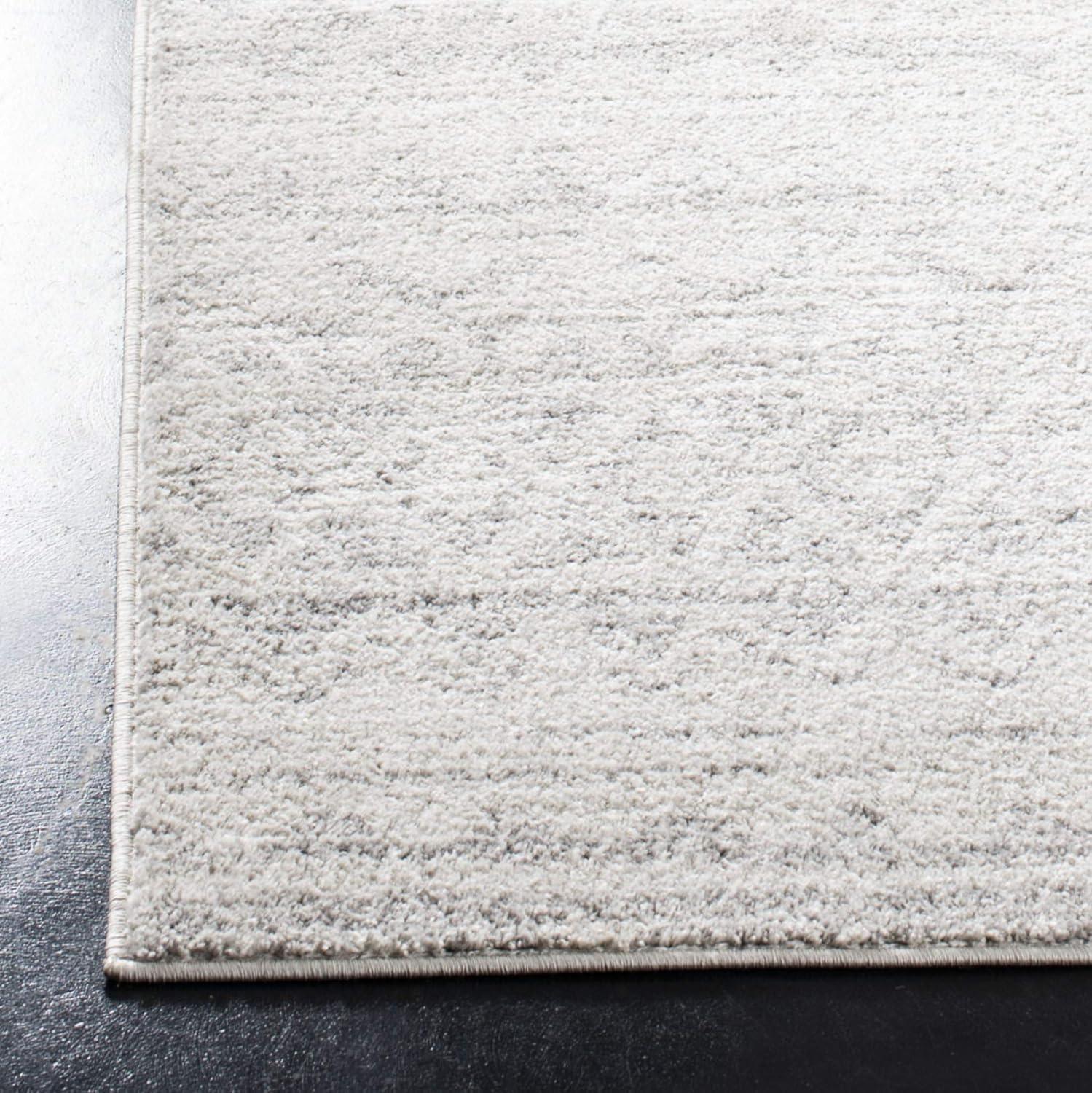 Adirondack ADR119 Machine Made Indoor Area Rug - Ivory/Silver - 6'x6' - Safavieh