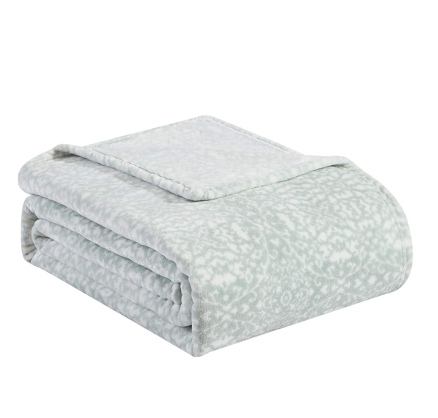 Tommy Bahama Ultra Soft Plush Printed Reversible Blanket