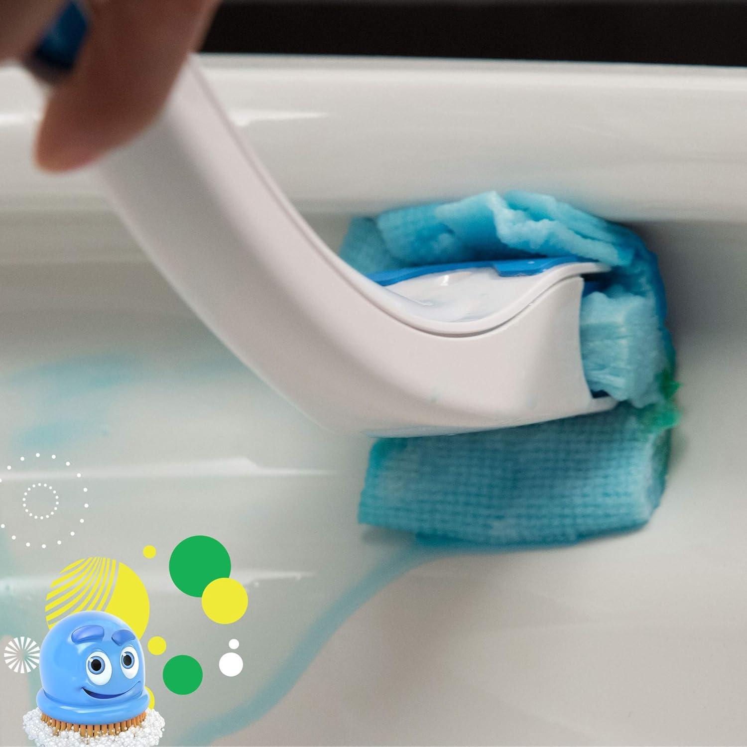 Scrubbing Bubbles Fresh Brush, Starter Kit with Toilet Brush, Stand & 4 Pads, Citrus Scent