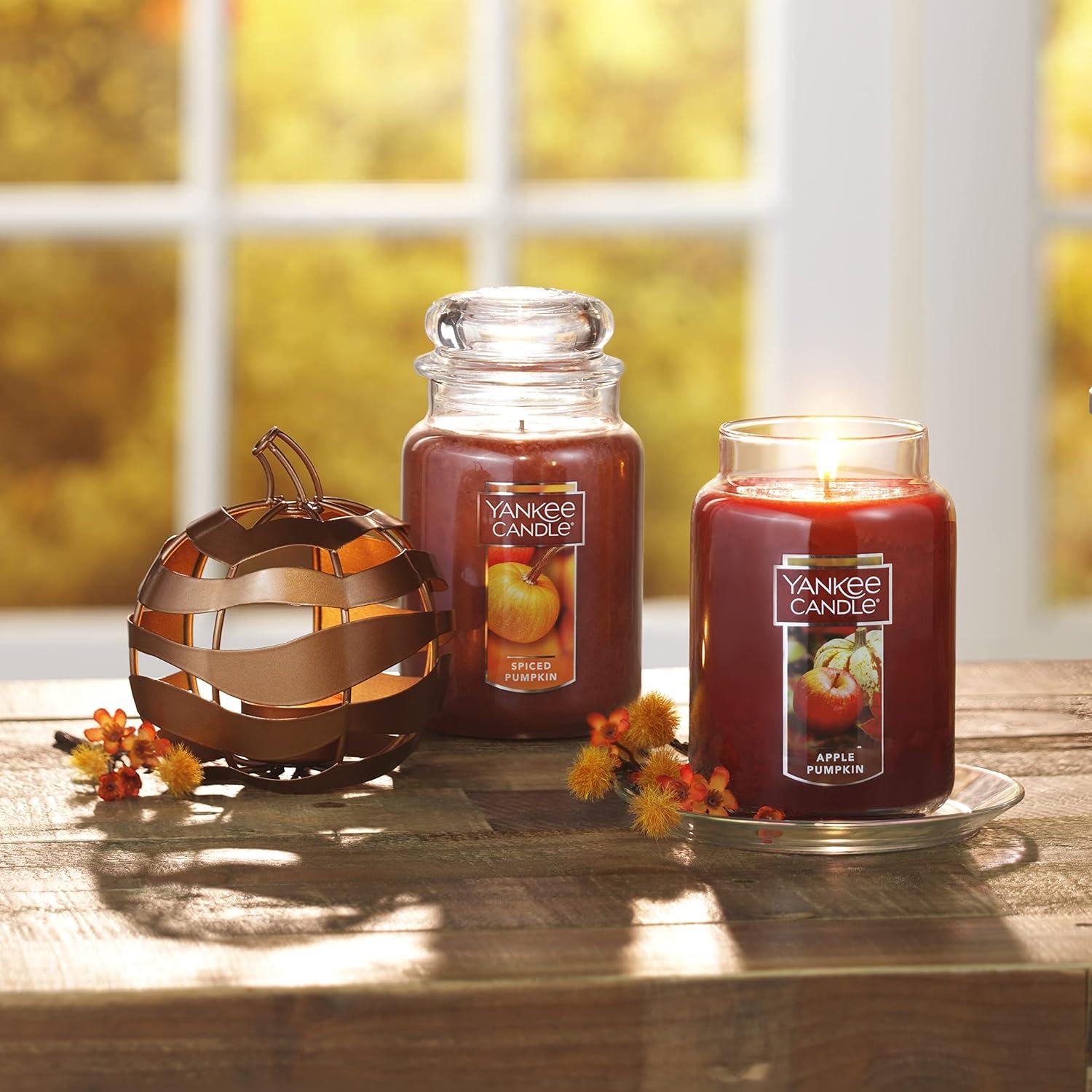 Red Apple Pumpkin Scented Large Jar Candle