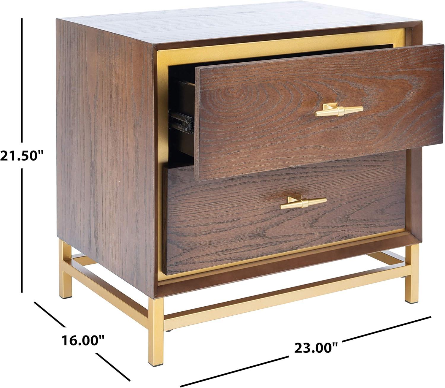 Fenno 2 Drawer Nightstand  - Safavieh