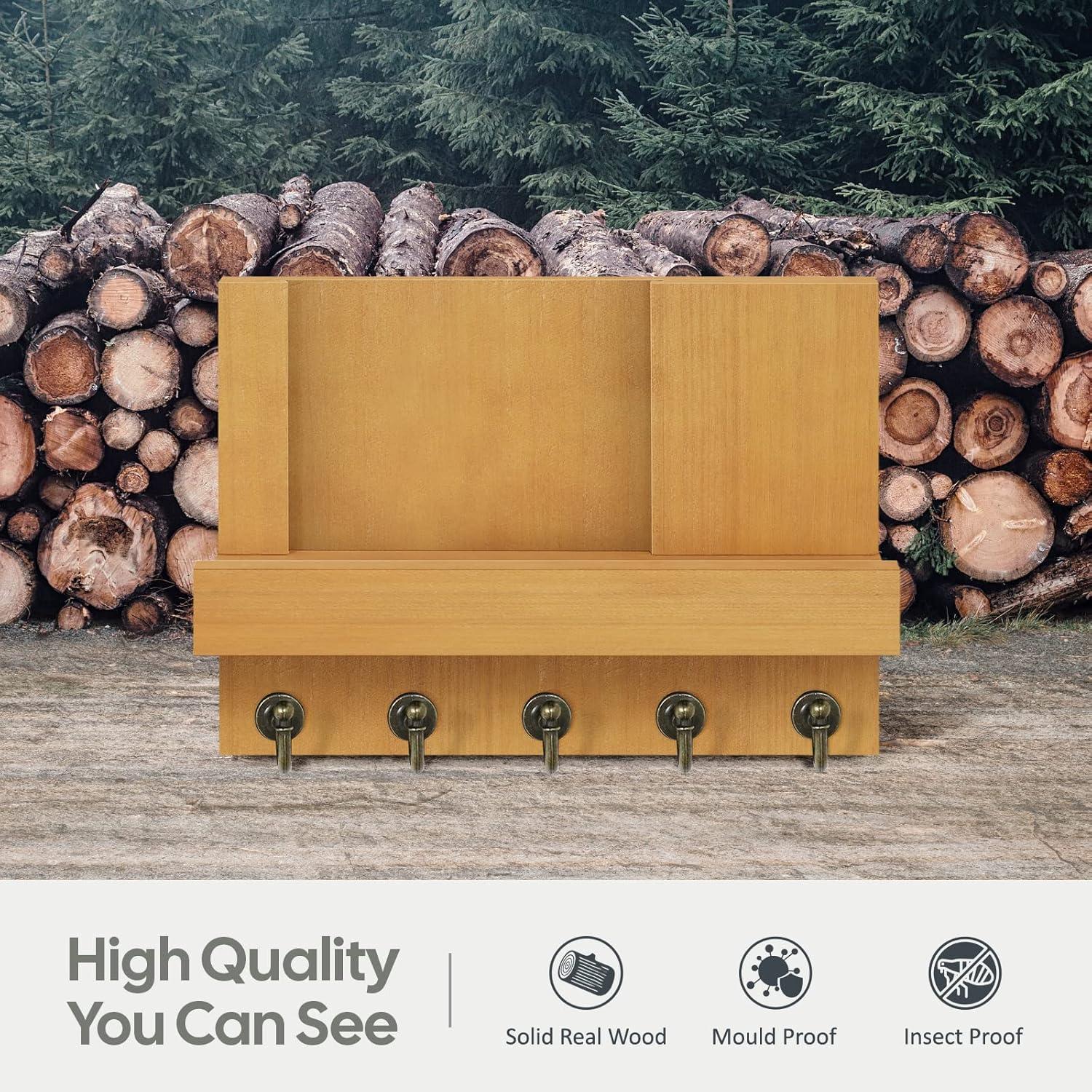 Winston Porter Shula Wood Wall Organizer