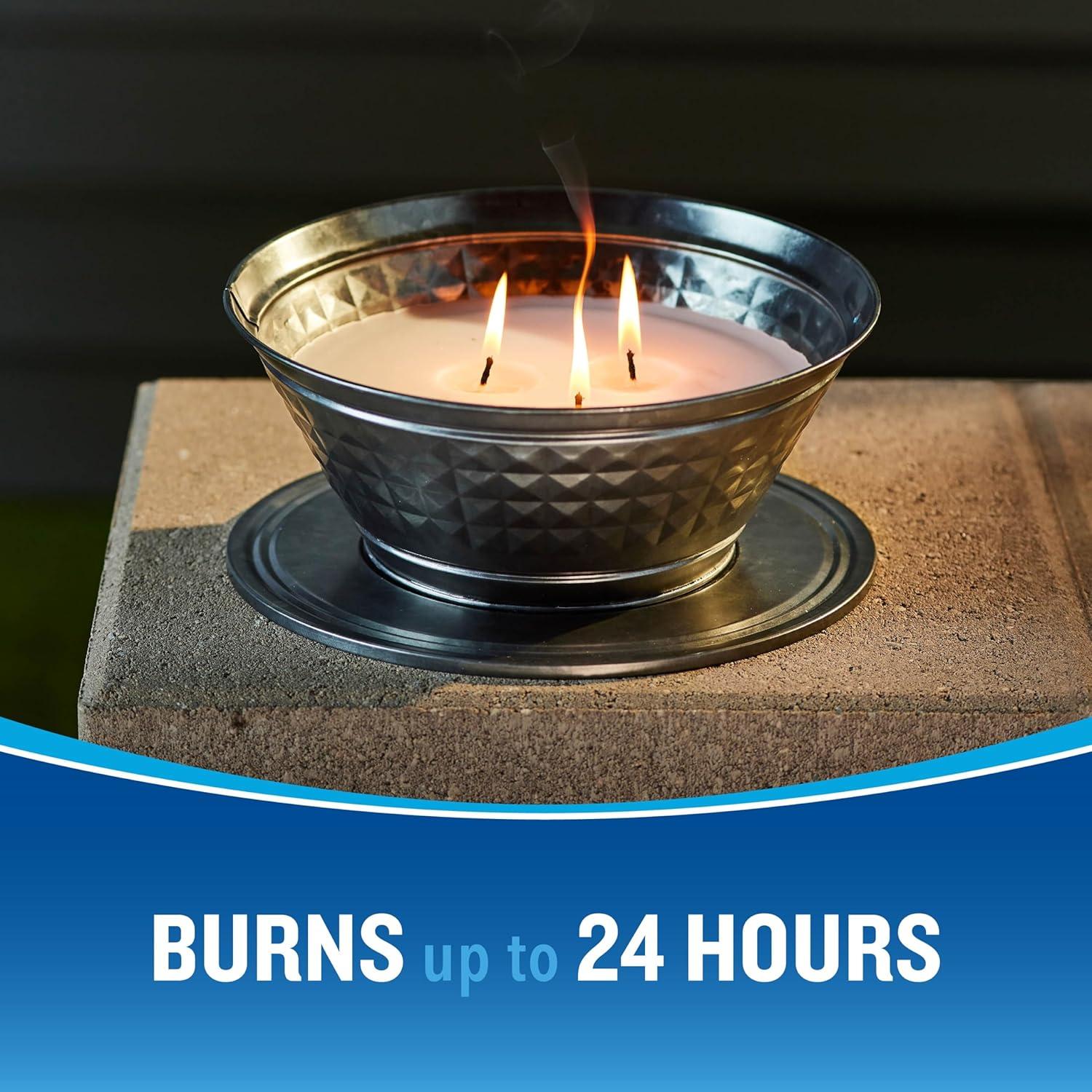 Cutter 7301690 20 oz Citro Guard Citronella Candle for Mosquitoes & Other Flying Insects