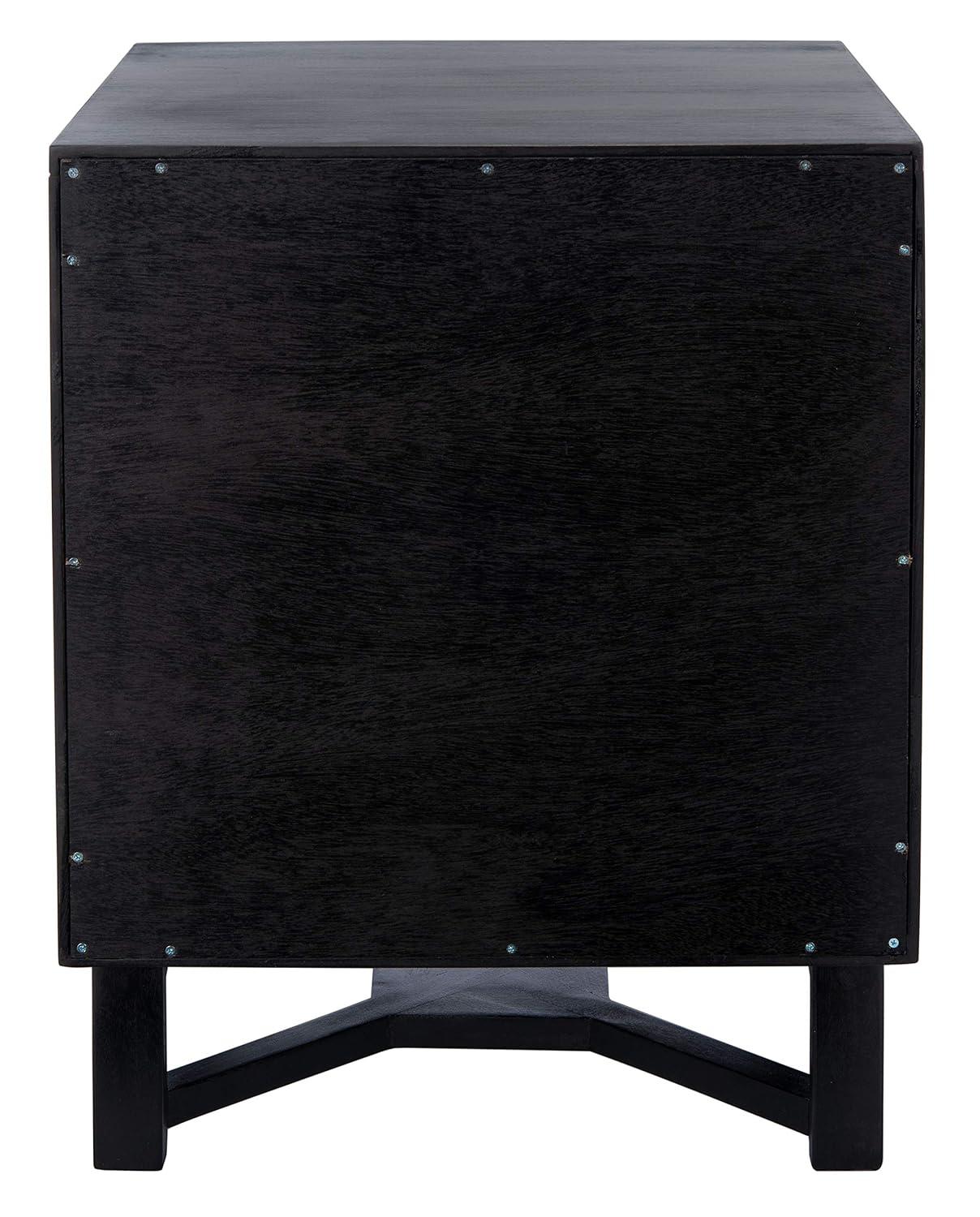 SAFAVIEH Hedwig Coastal 2 Drawer Nightstand, Natural