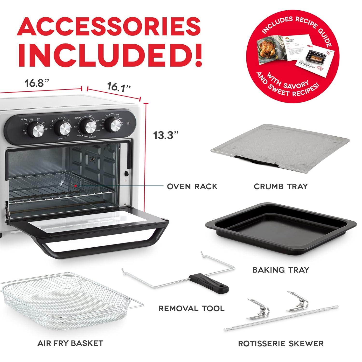 DASH Dash Chef Series Air Fryer Oven with Rotisserie 23Qt