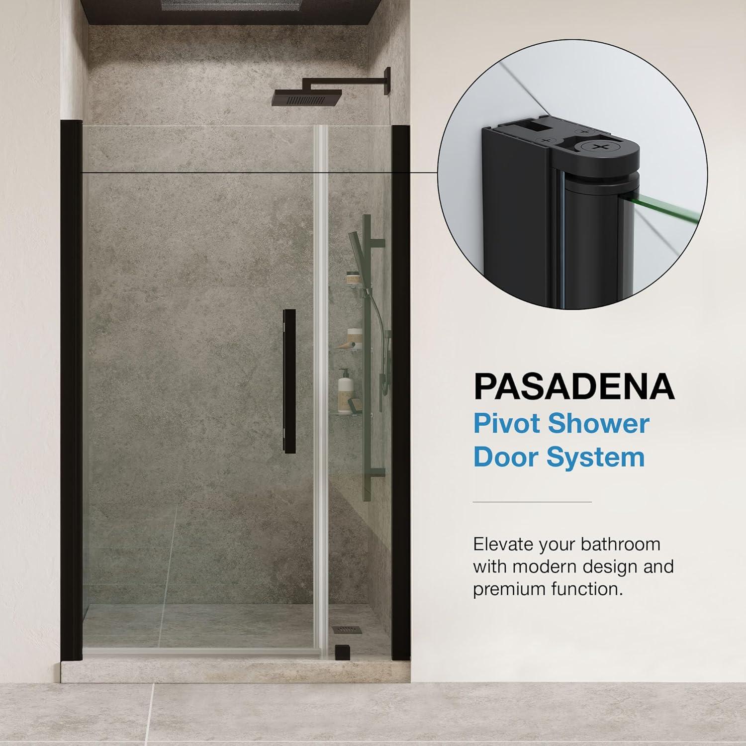 OVE Decors Pasadena 28 To 29 3/8 In. W X 72 In. H Alcove Frameless Pivot Shower Door , 2025