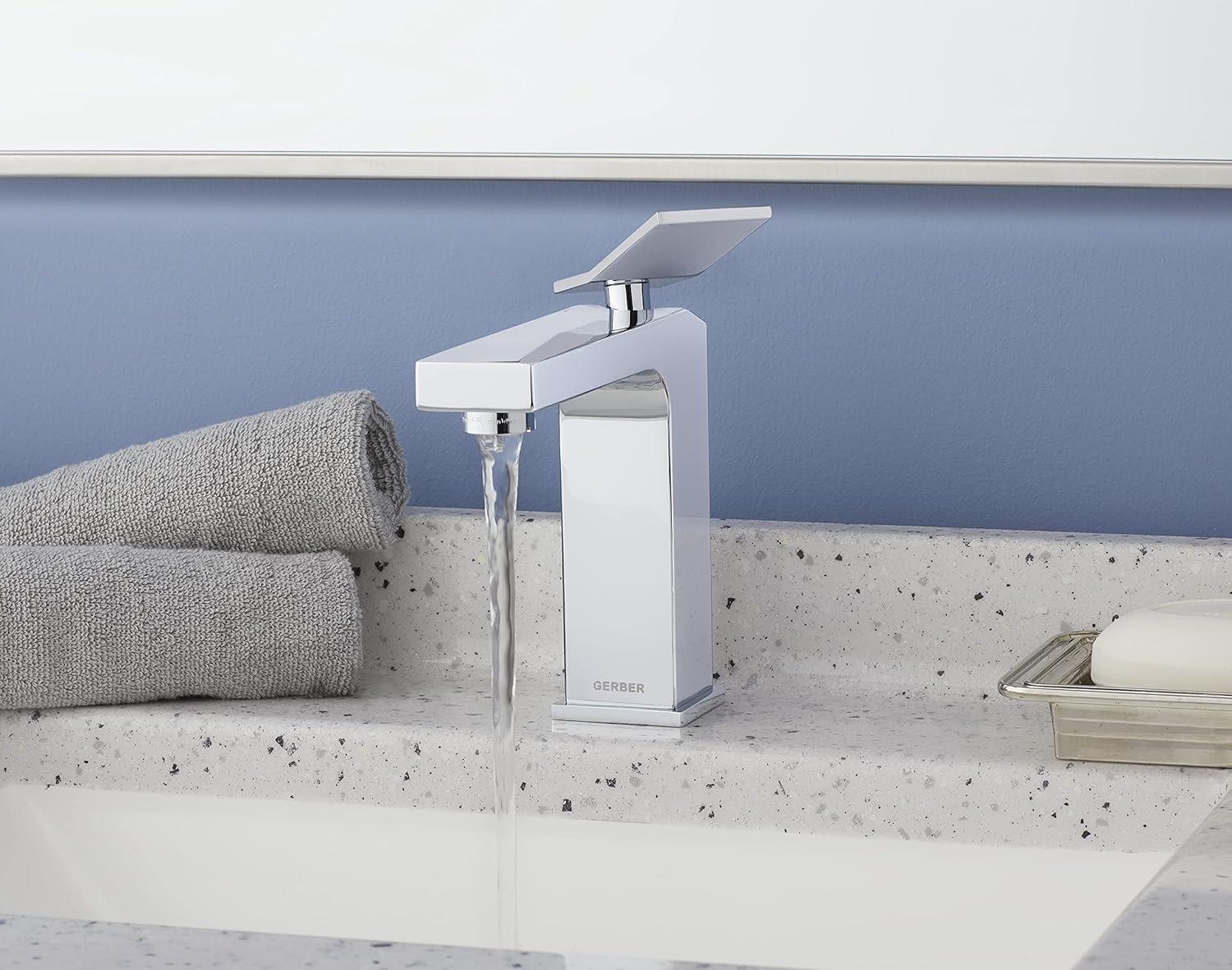 Avian Single Hole Bathroom Faucet with Drain Assembly