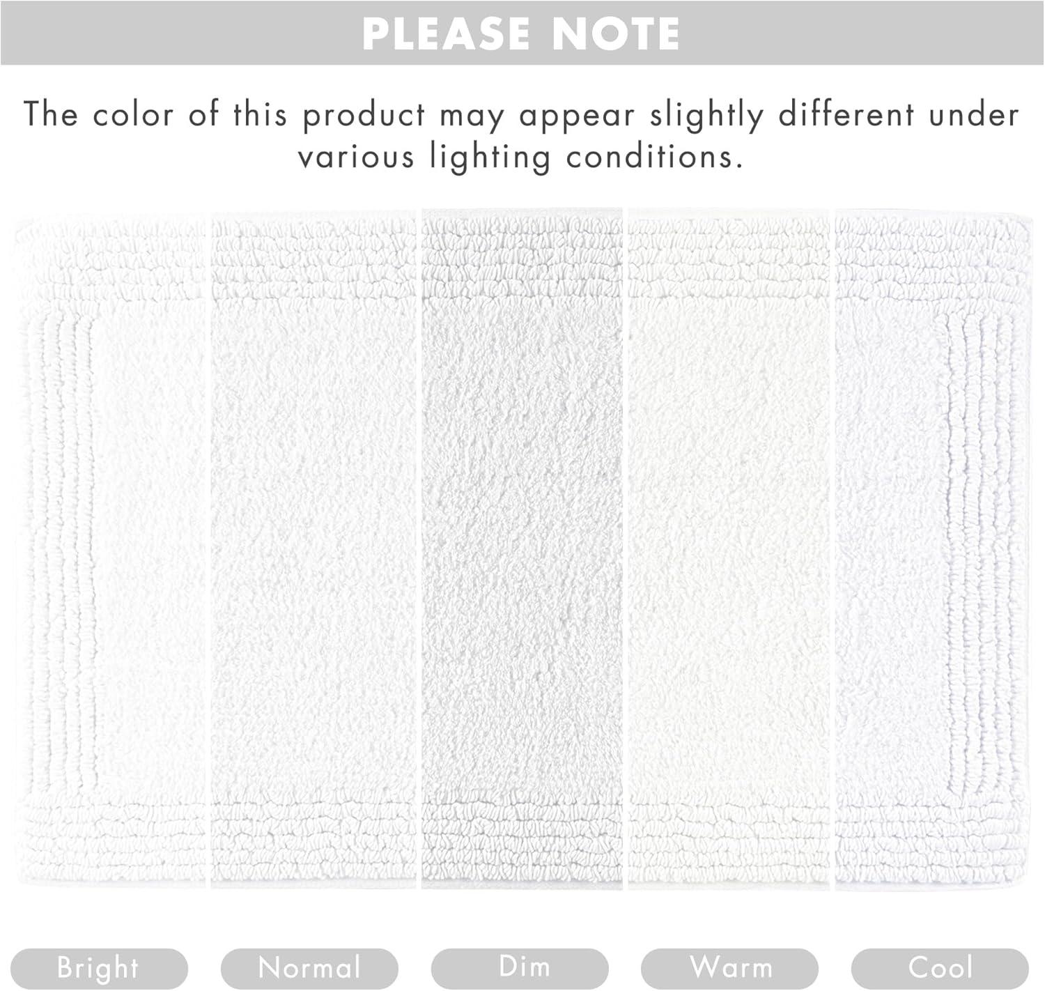 Madison Park Signature Splendor 100% Cotton Tufted 3000 GSM Reversible Bath Rug