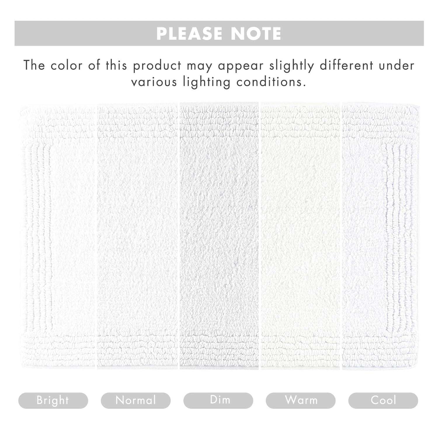 Madison Park Signature Splendor 100% Cotton Tufted 3000 GSM Reversible Bath Rug