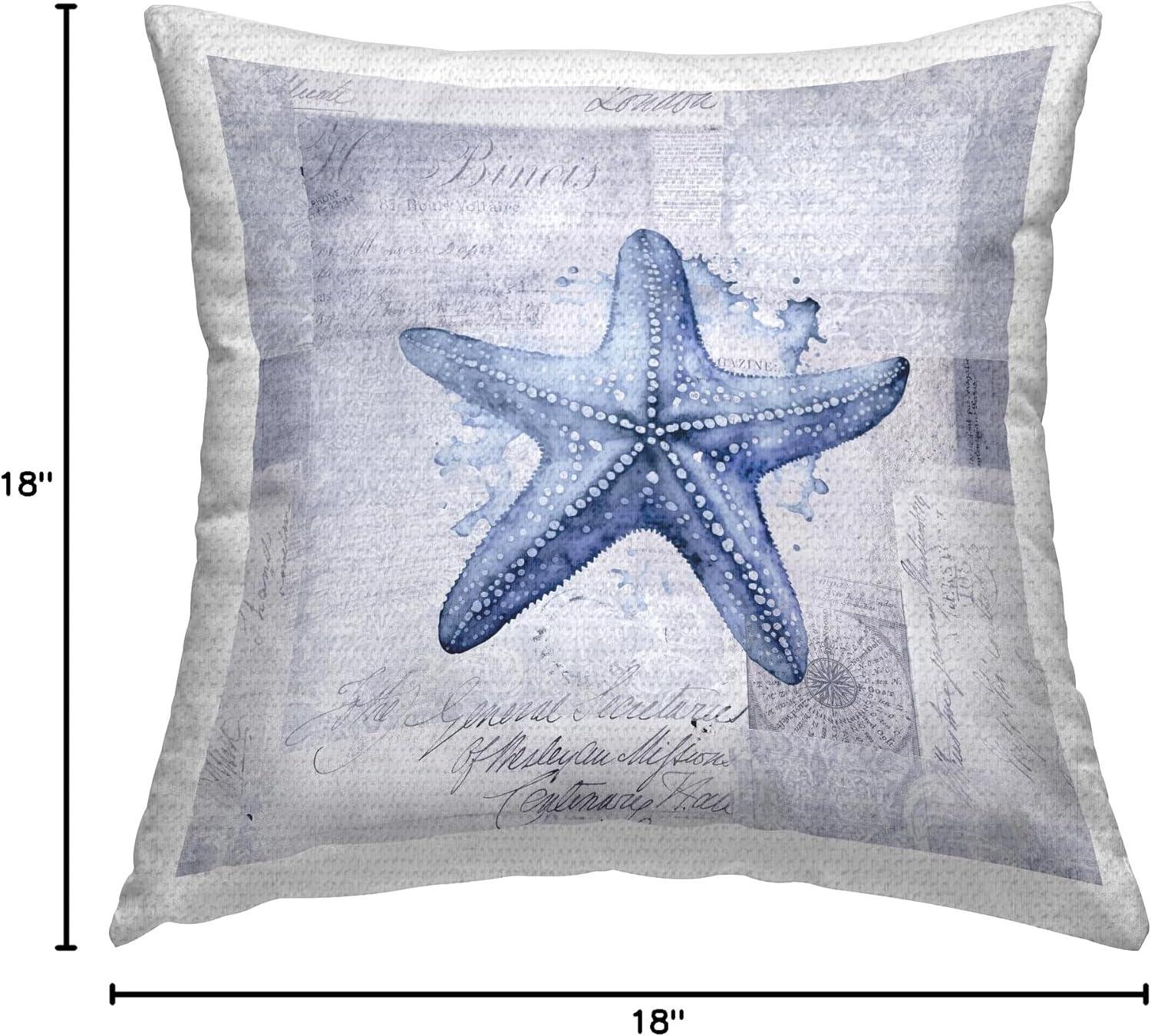 Stupell Industries Vintage Collaged Starfish