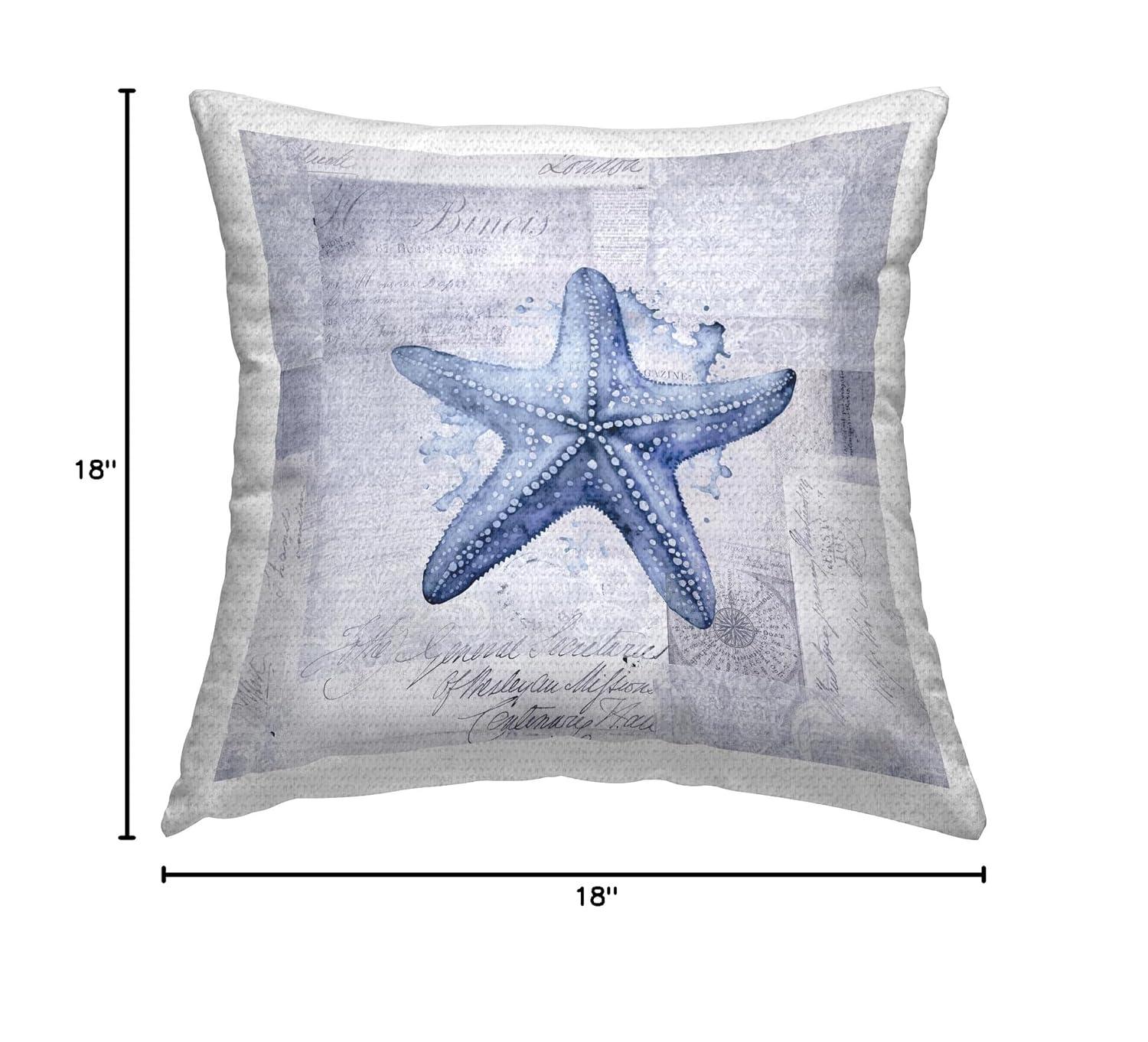Stupell Industries Vintage Collaged Starfish