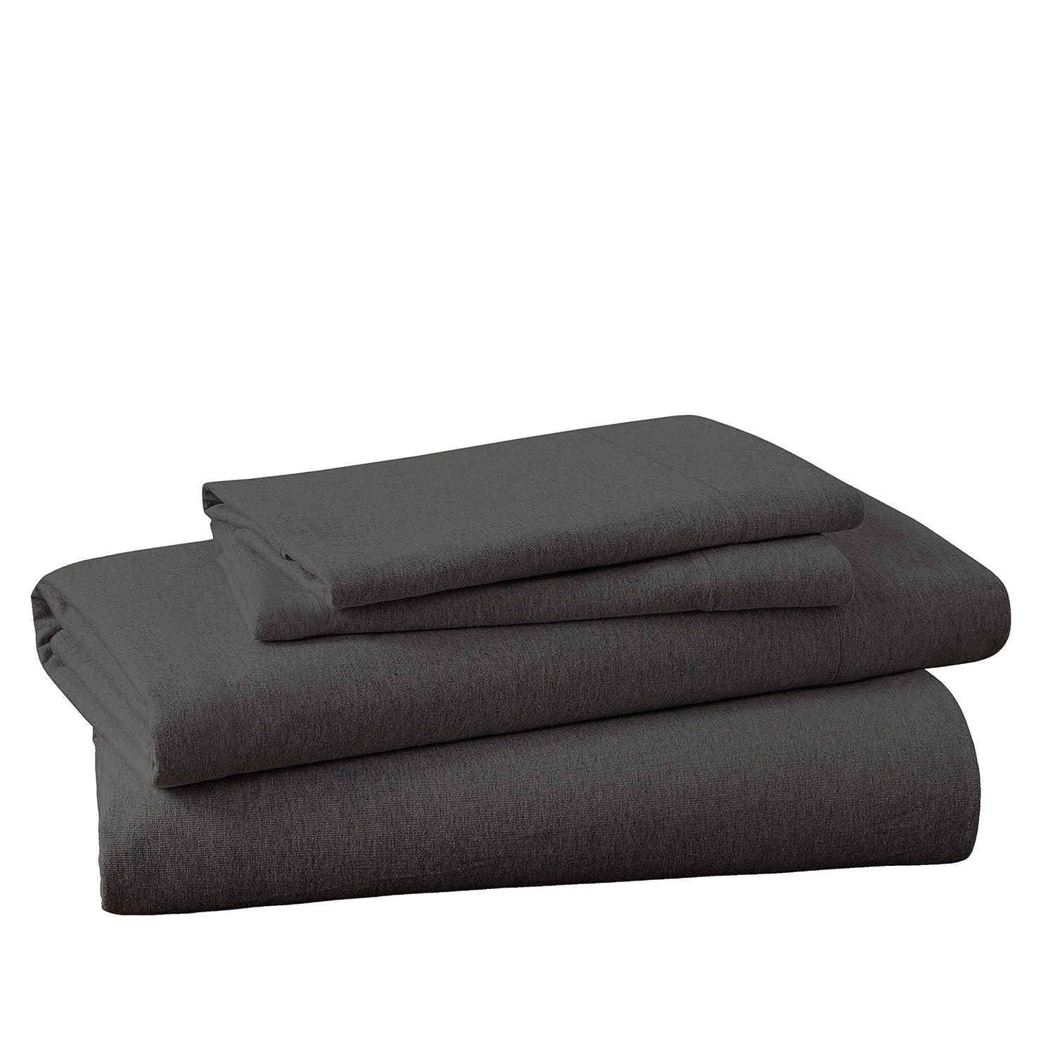 Full 4-Piece Sheet Set, Soft tees Luxury Cotton Modal Ultra Soft Jersey Knit Sheet Sets by Royale Linens