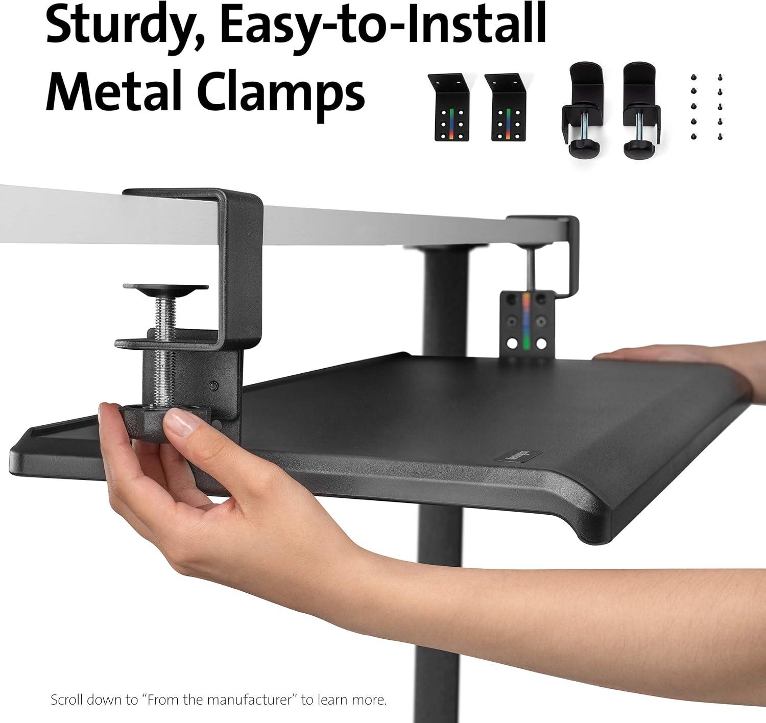 Kensington Smartfit Tooless Clamp-On Keyboard Drawer K55407WW