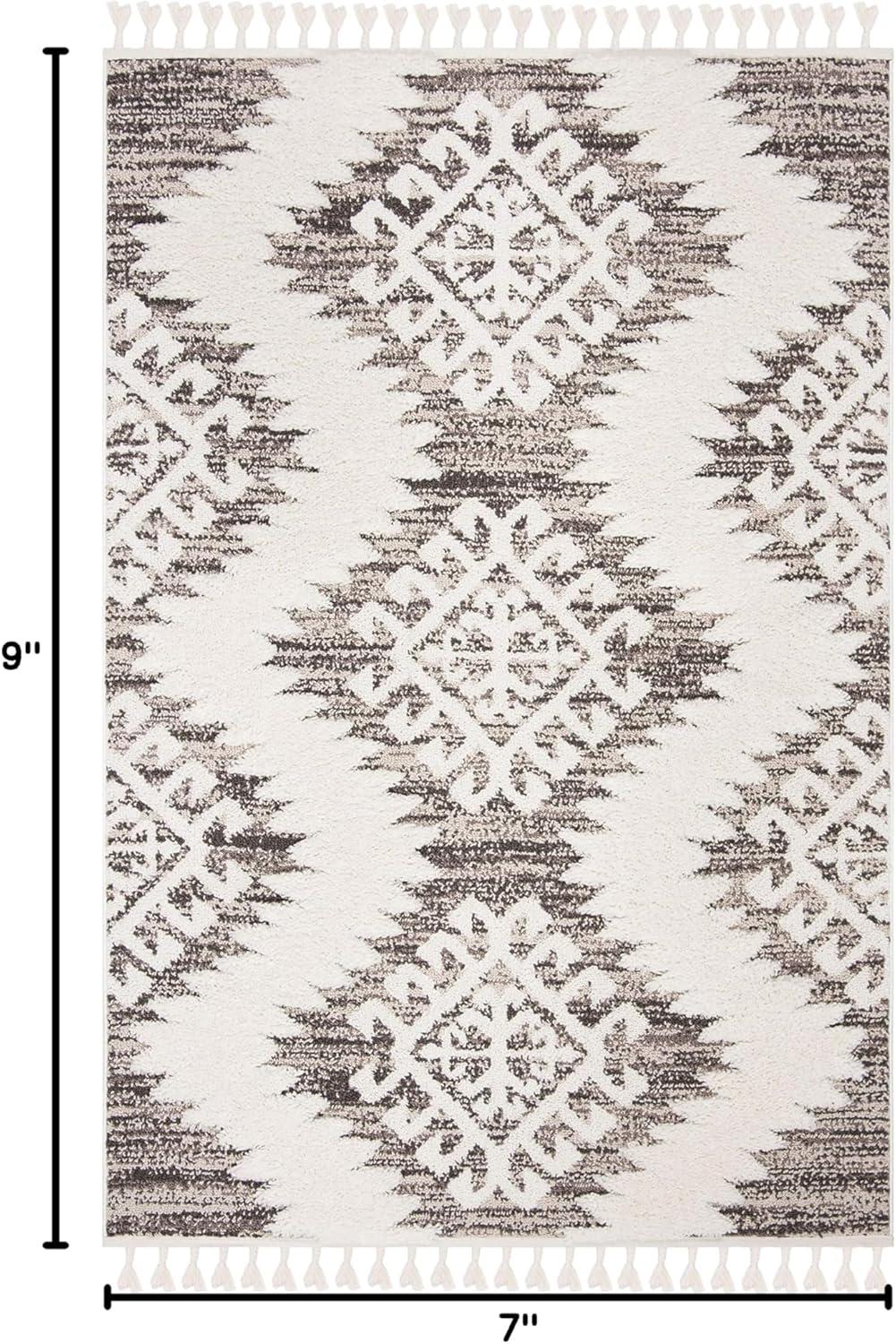 Moroccan Tassel Shag MTS652 Power Loomed Indoor Rug - Safavieh