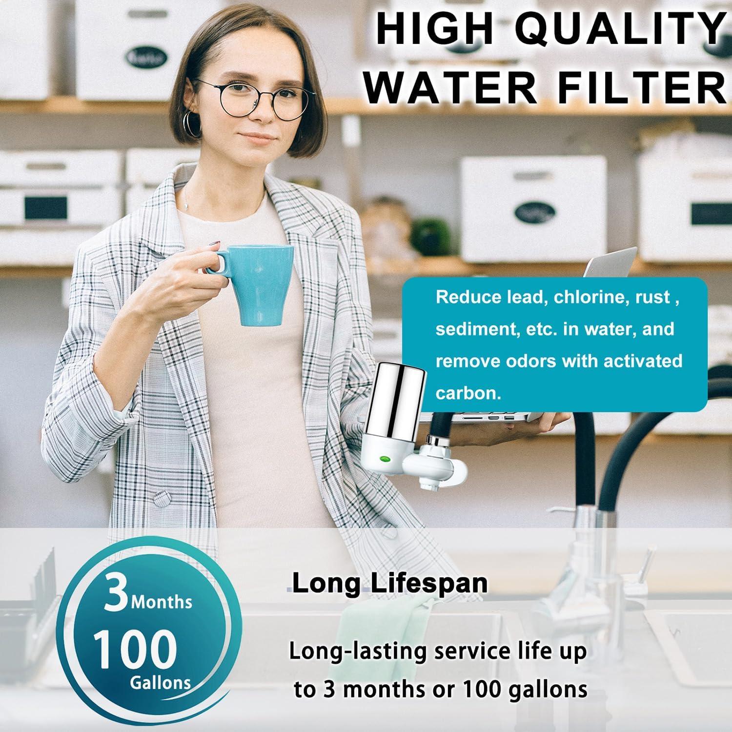 Brita 3ct Replacement Water Filters for Brita Tap Faucet Mounts - Chrome: Filters Copper & Mercury