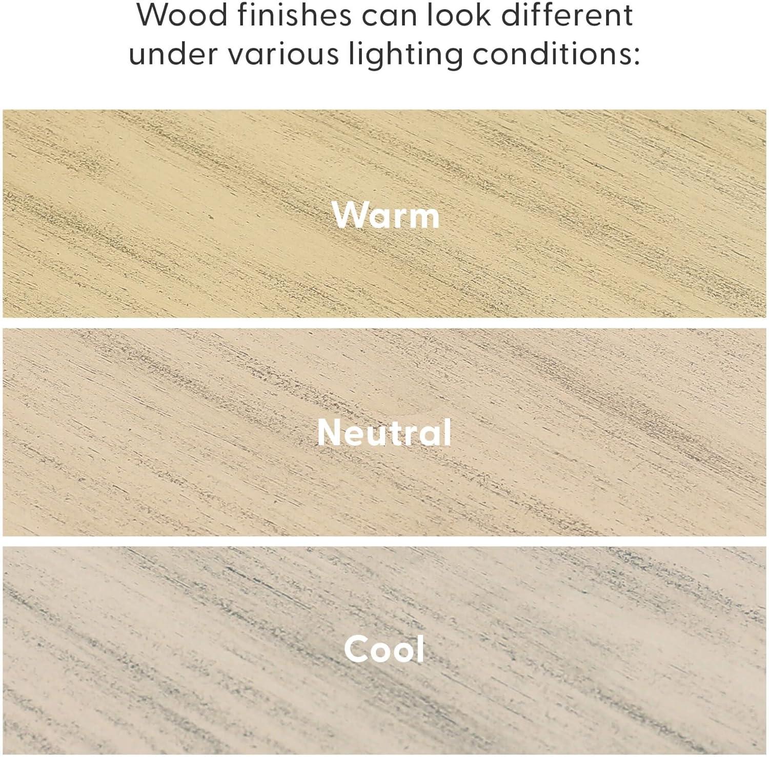 Plank+Beam 36” Solid Wood Console Table with Storage, Classic Farmhouse Style Sofa Table with Shelf, Narrow Entryway Table for Hallway, Seashell