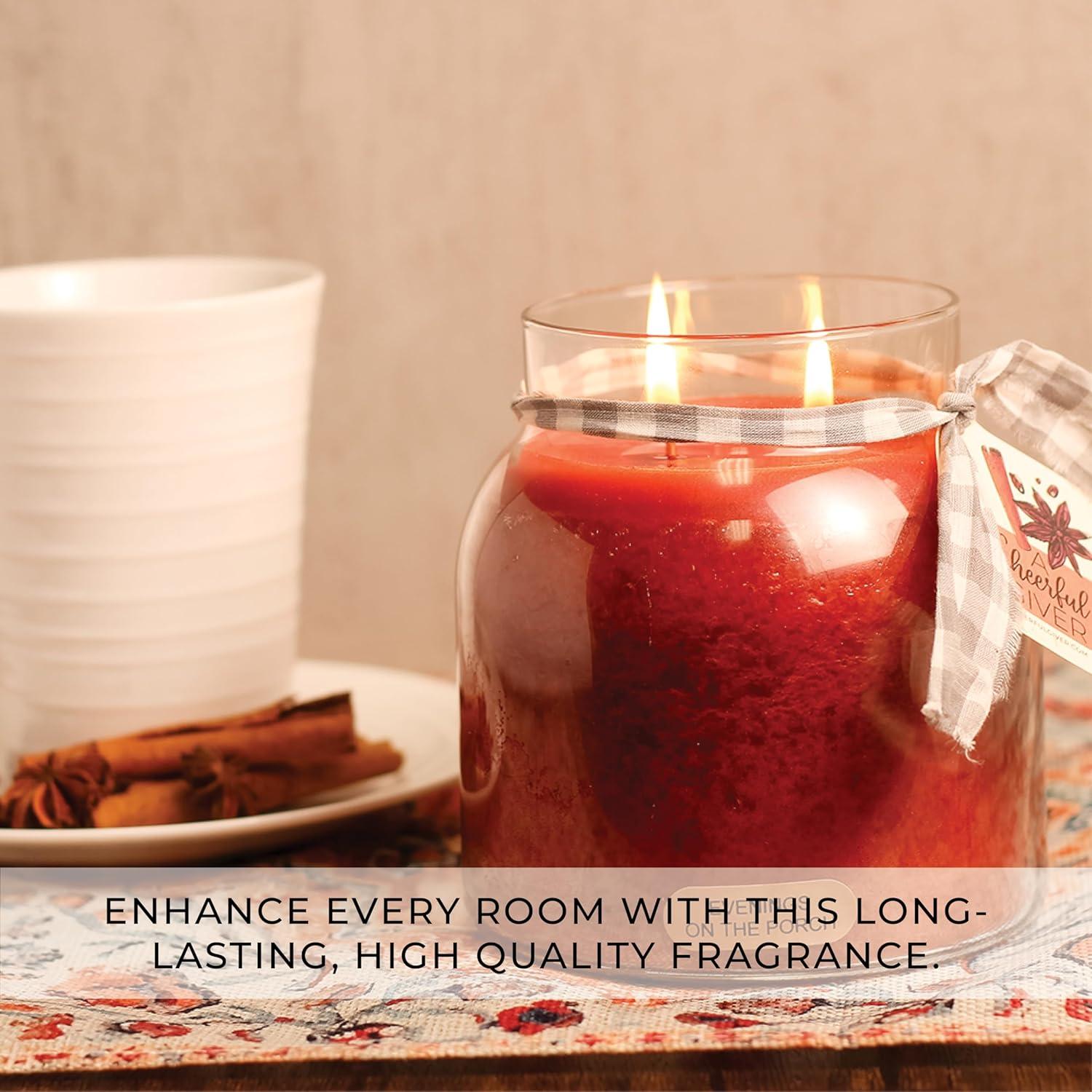 Evenings on the Porch Black Lid Soy Scented Jar Candle