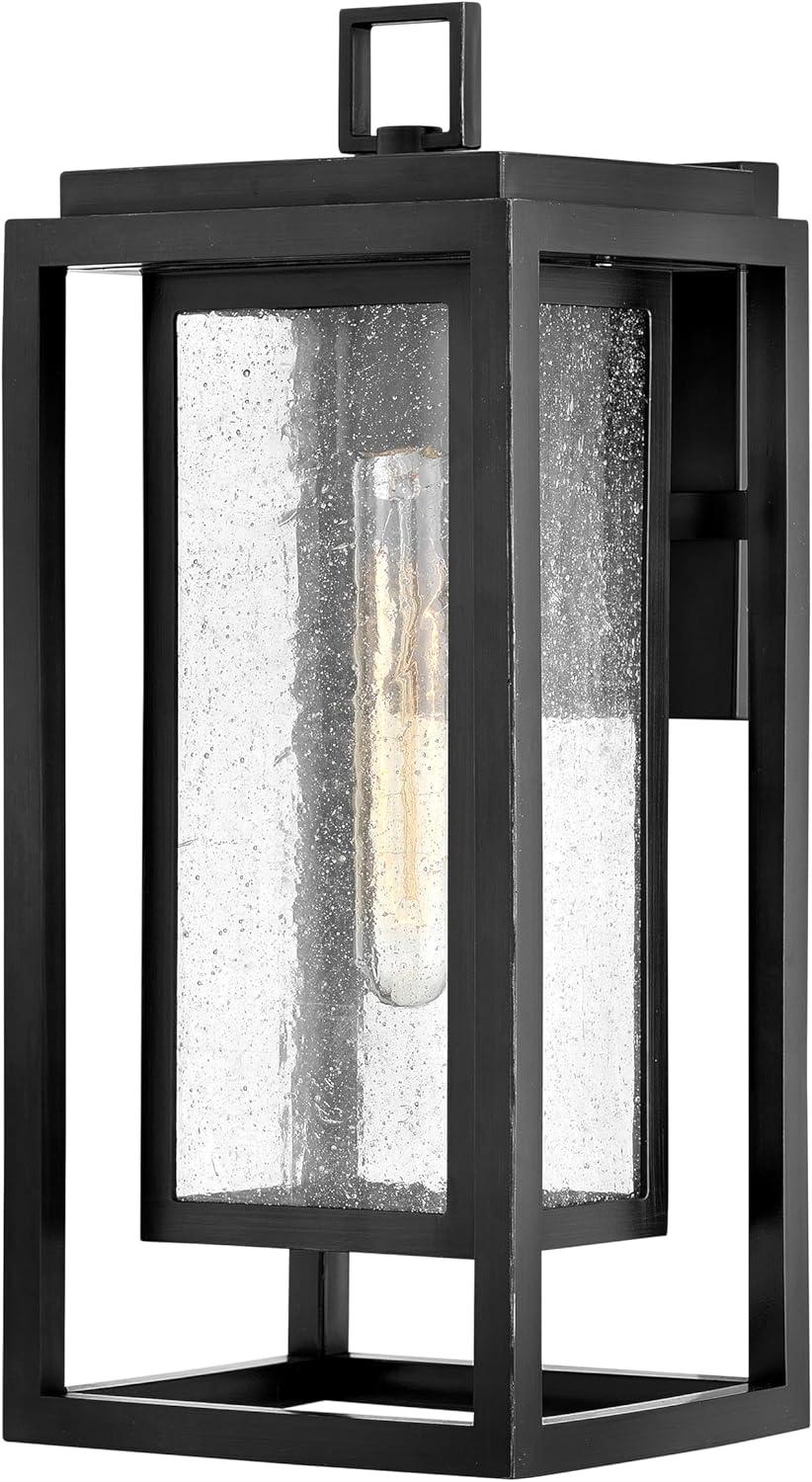 Republic Seeded Glass Outdoor Wall Mount Lantern