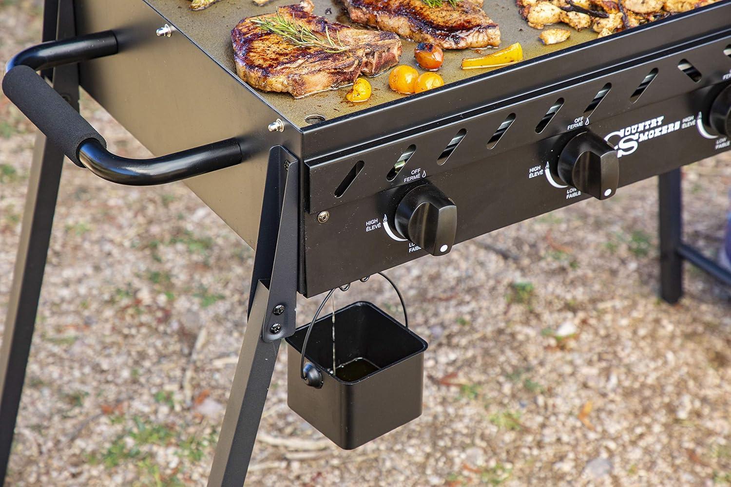 Country Smokers 4 - Burner Flat Top Gas Griddle