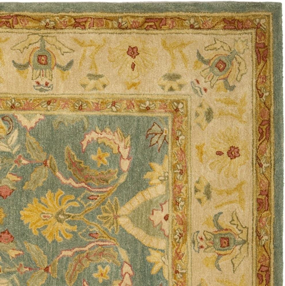 Anatolia AN544 Hand Tufted Indoor Area Rug - Light Blue/Ivory - 8'x10' - Safavieh