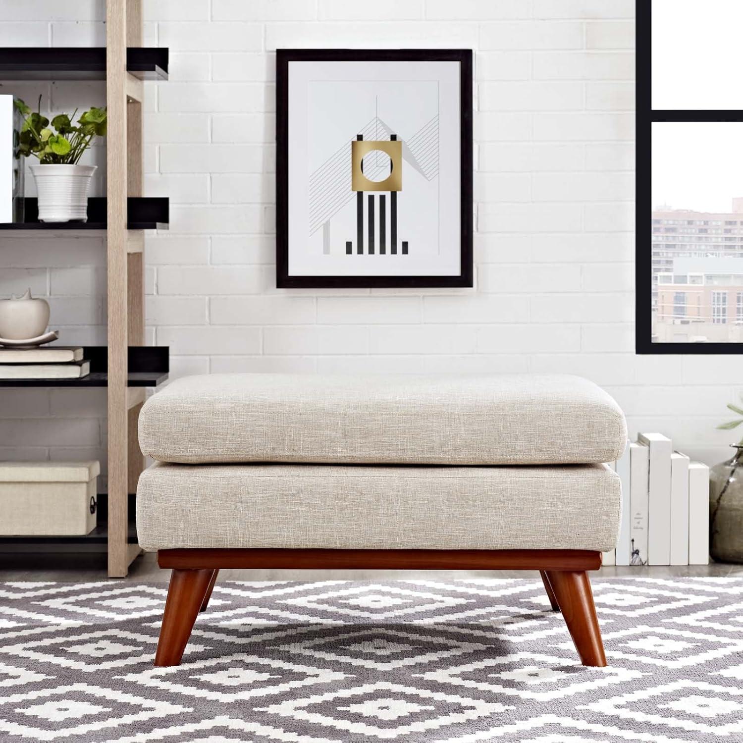 Modway Engage Upholstered Fabric Ottoman