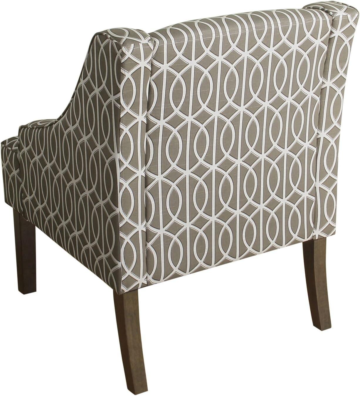 Classic Swoop Accent Armchair - HomePop