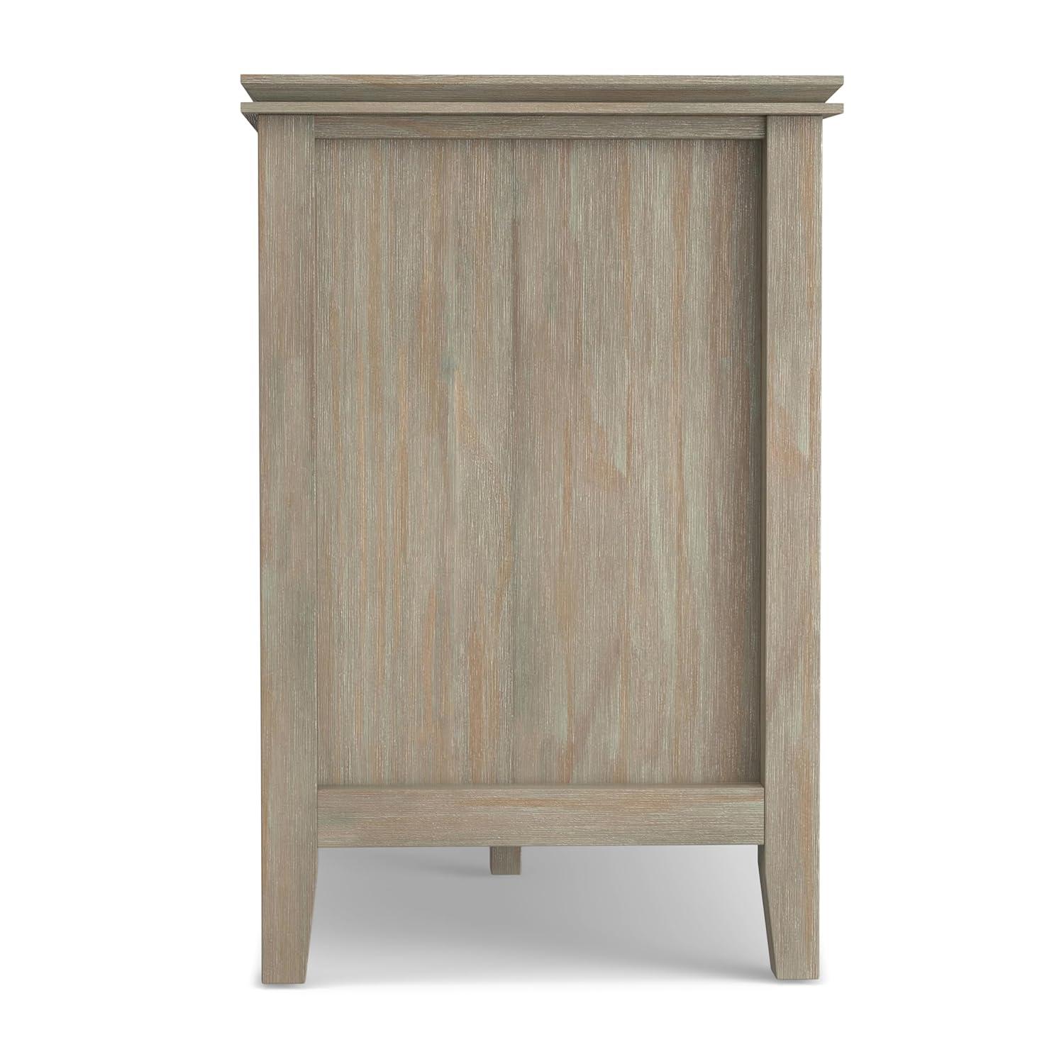 Simpli Home Artisan SOLID WOOD 72 inch TV Media Stand