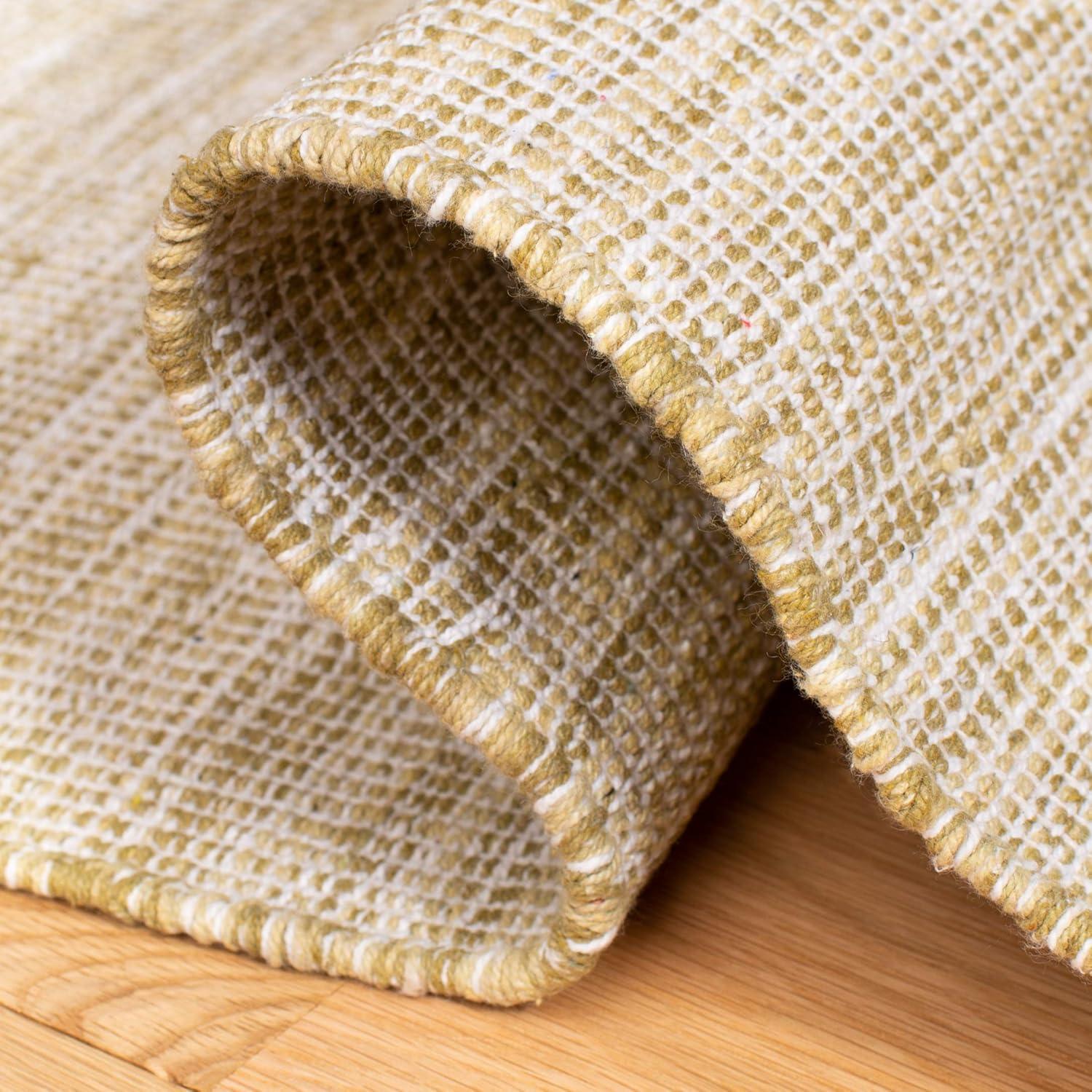 Montauk MTK250 Hand Woven, Flat Weave Indoor Area Rug - Green Olive - 5'x8' - Safavieh