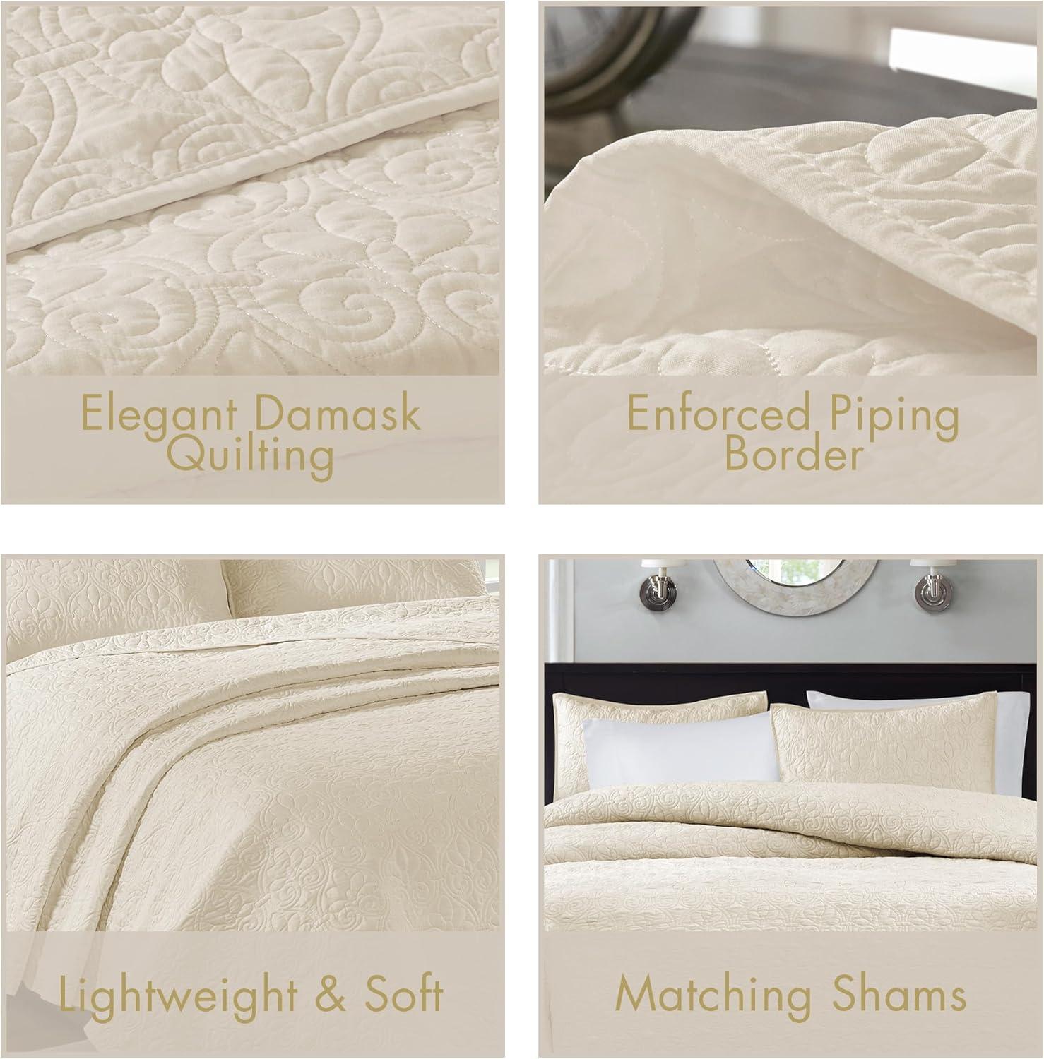 Madison Park Quebec Reversible Quilt Set