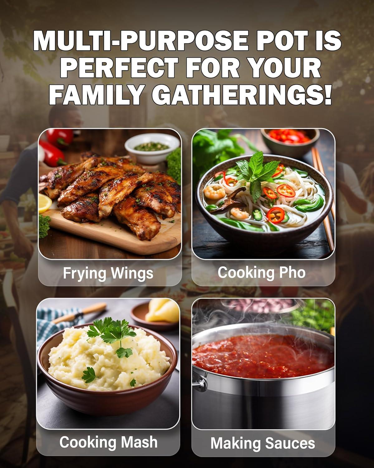 Cooks Standard Cooks Standard Professional Stainless Steel Stock Pot with Lid, Silver