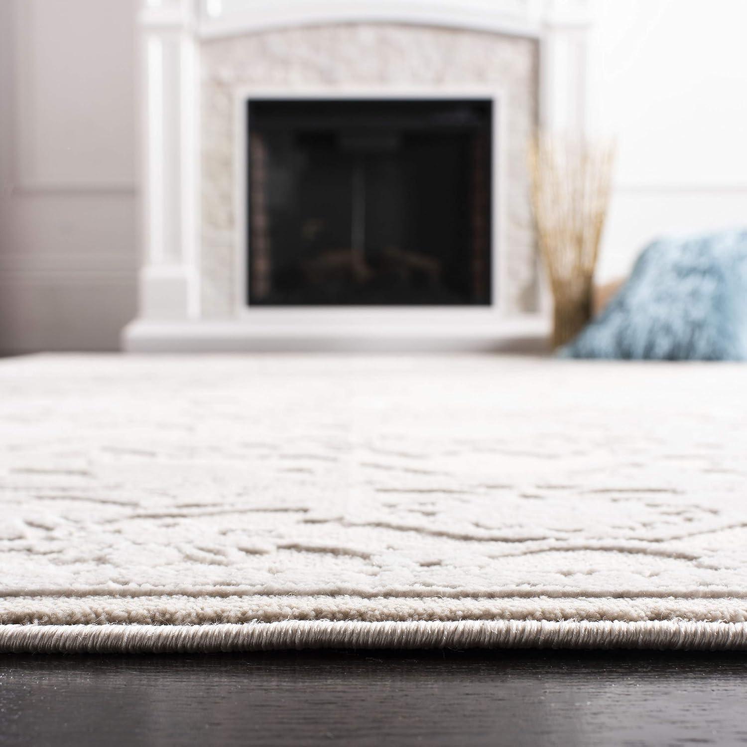 Reflection RFT665 Power Loomed Indoor Area Rug - Creme/Ivory - 8'x10' - Safavieh.