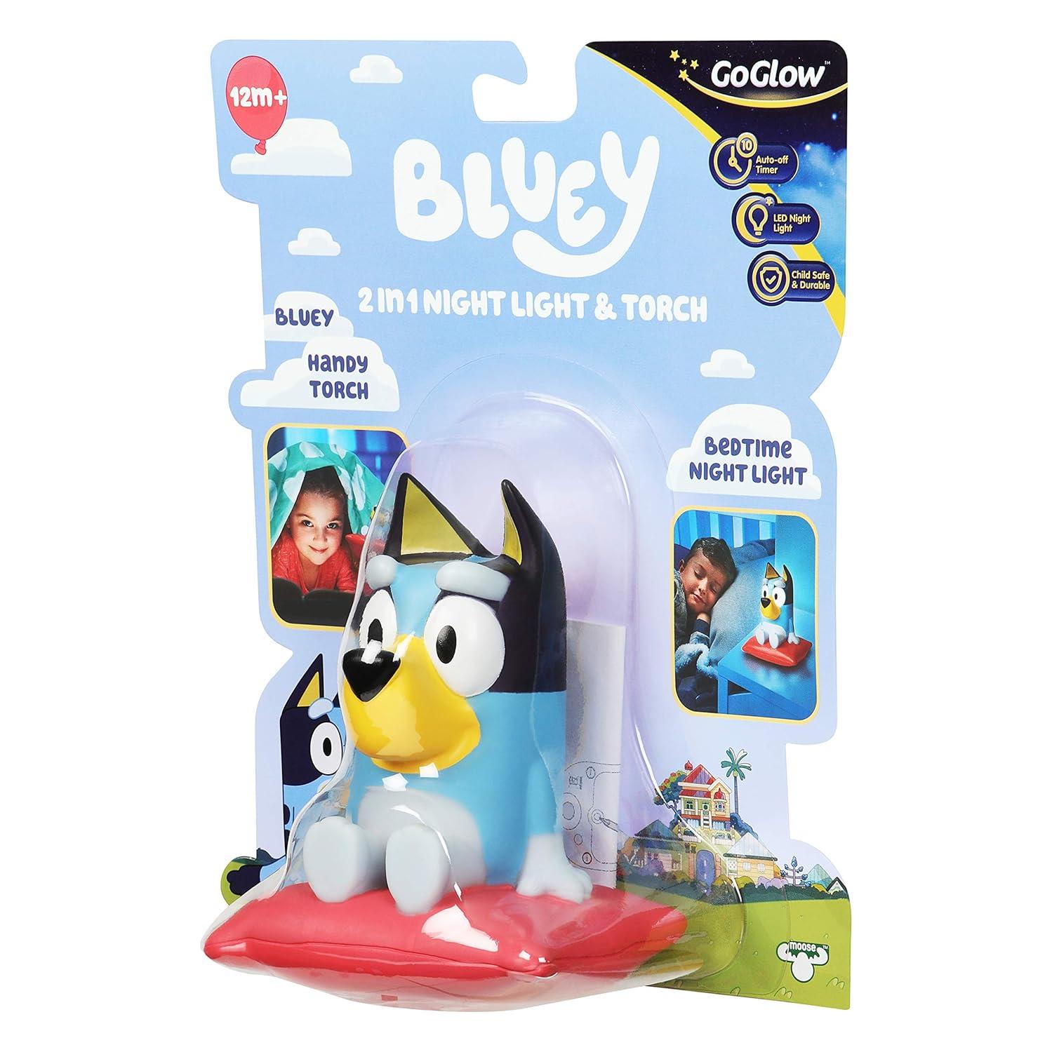 Bluey, 2 in 1 Night Light & Flashlight, LED, Auto-off Timer, Preschool, Ages 1+
