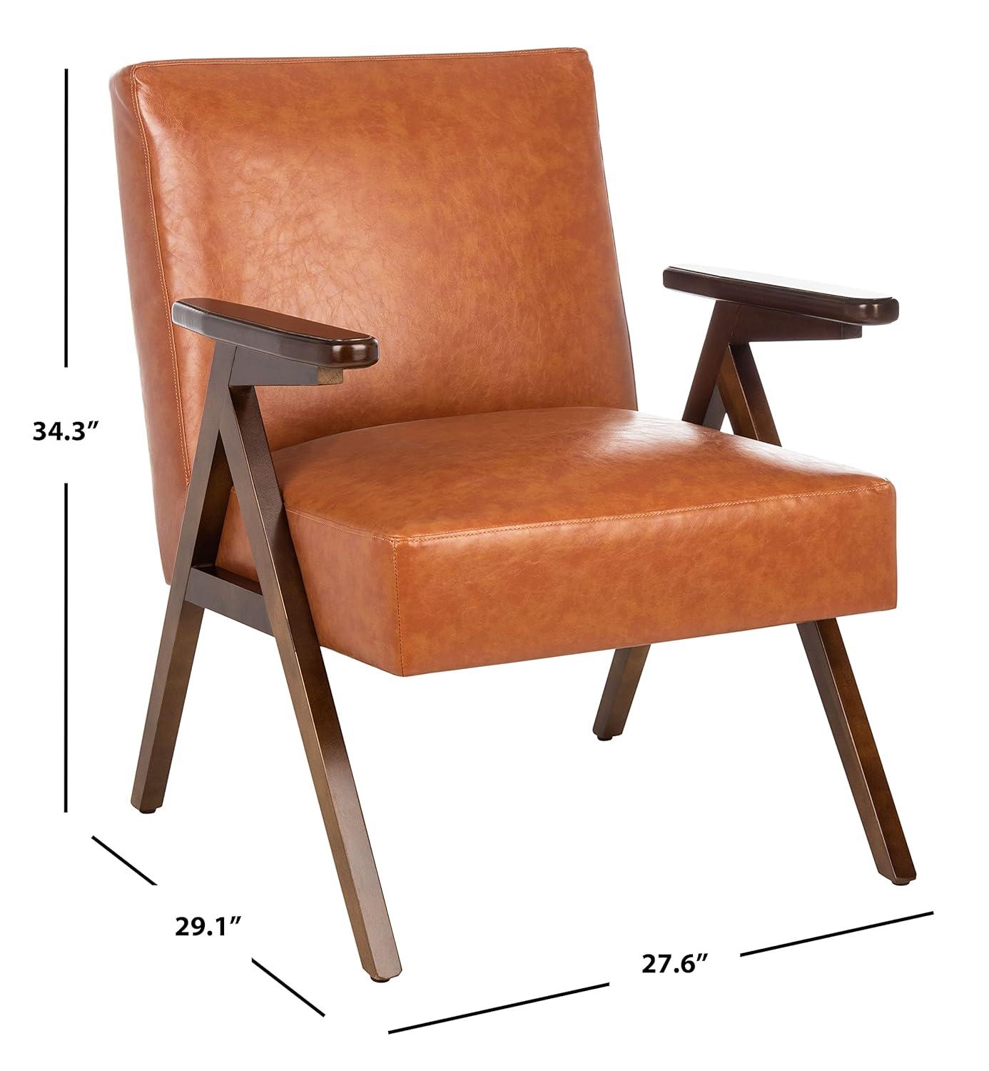 Emyr Arm Chair - Cognac - Safavieh