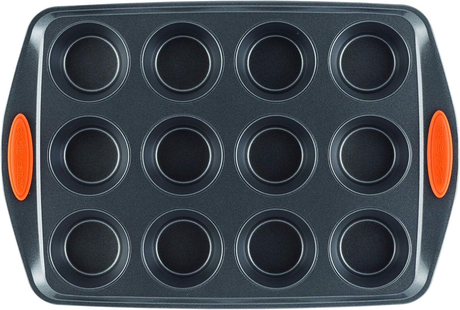 Rachael Ray Rachael Ray 12-Cup Non-Stick Yum-O Bakeware Oven Lovin Muffin Pan