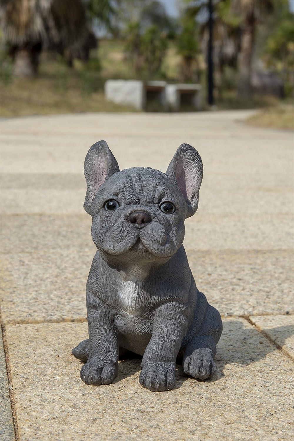 French Bulldog Puppy Sitting Statue