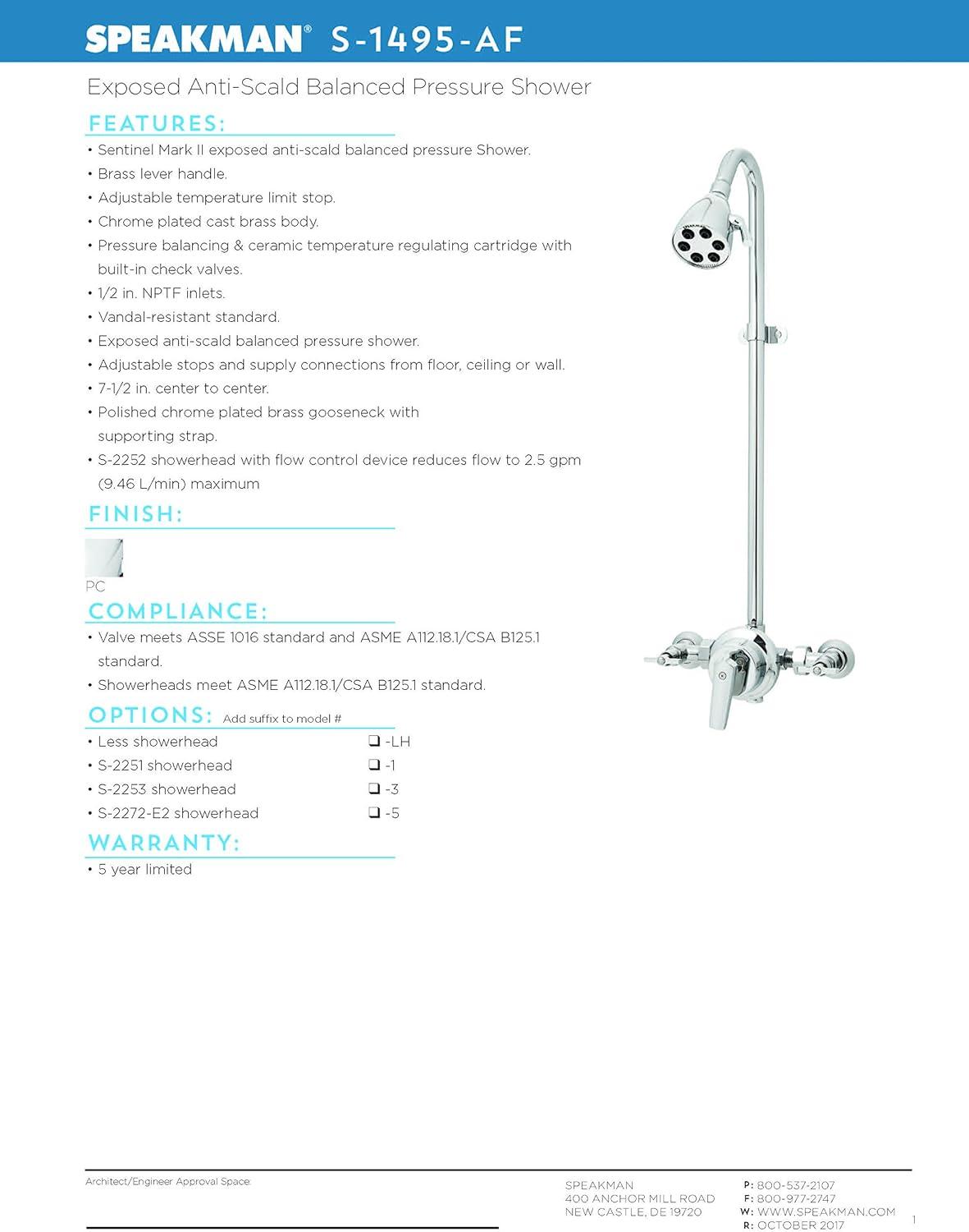 Sentinel Mark II Thermostatic Complete Shower System