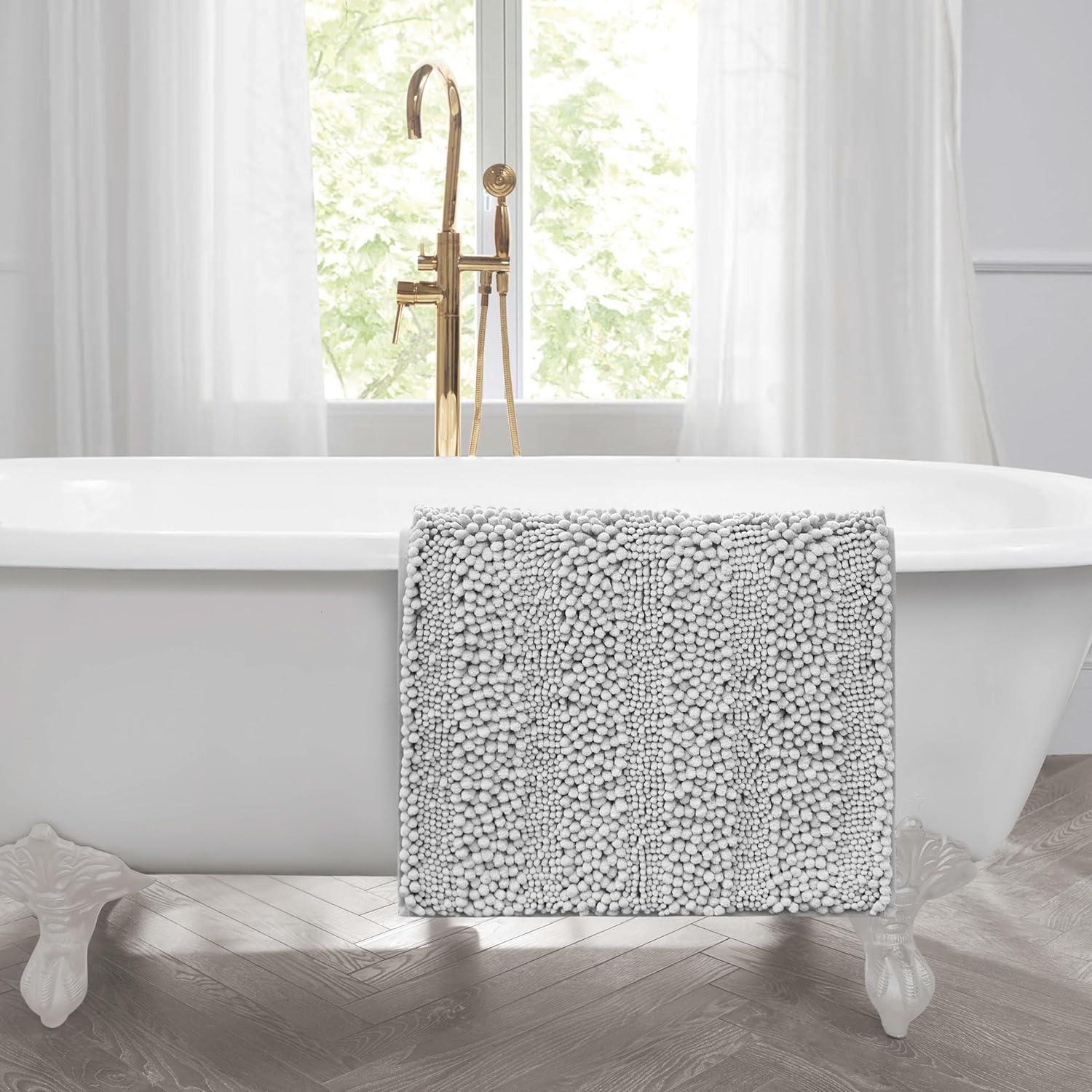 Laura Ashley Laura Ashley Astor Chenille Non-Slip Bath Mat